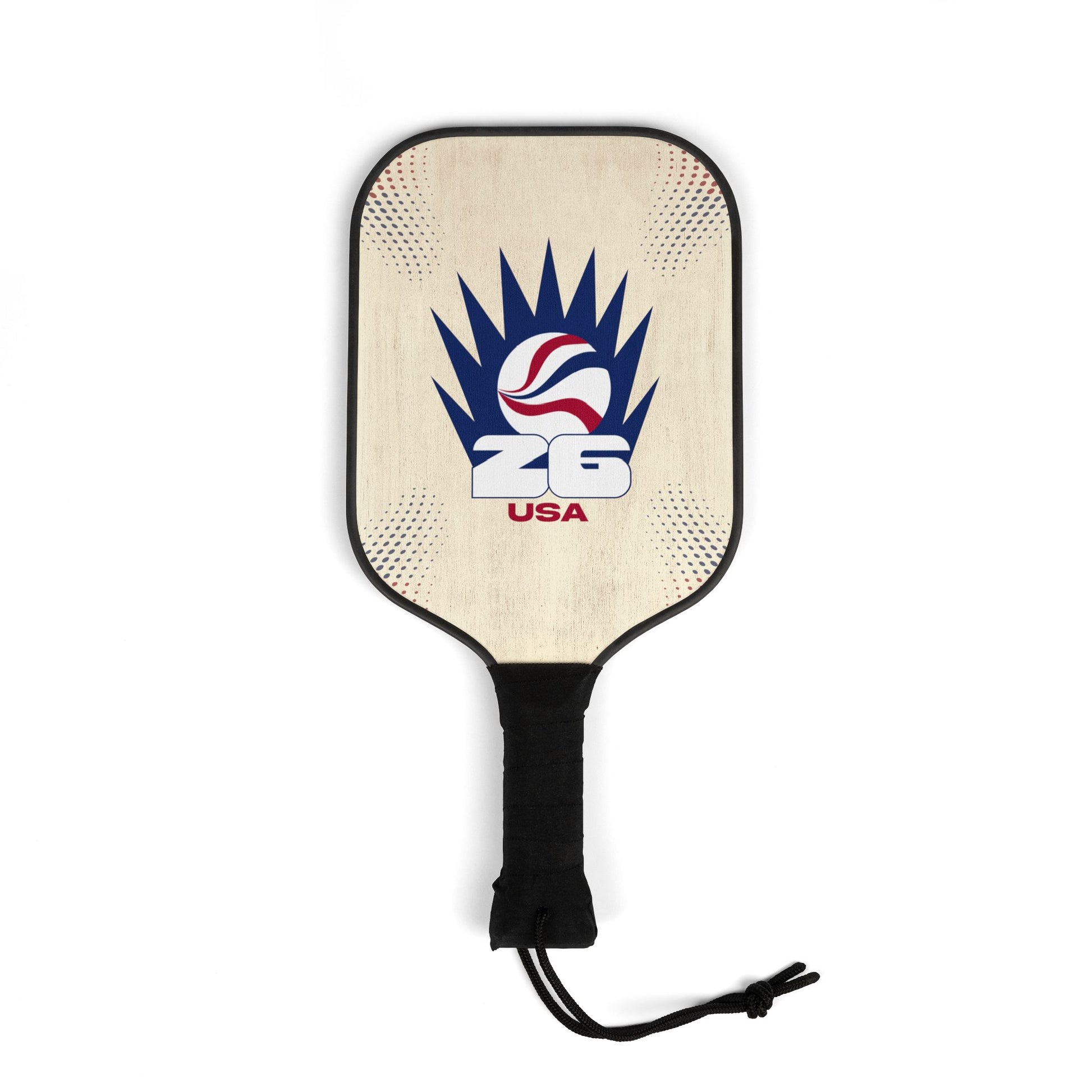 USA-Global Soccer Celebration Paddle | Theme Pickleball Racket | Custom Sports Fan Gear