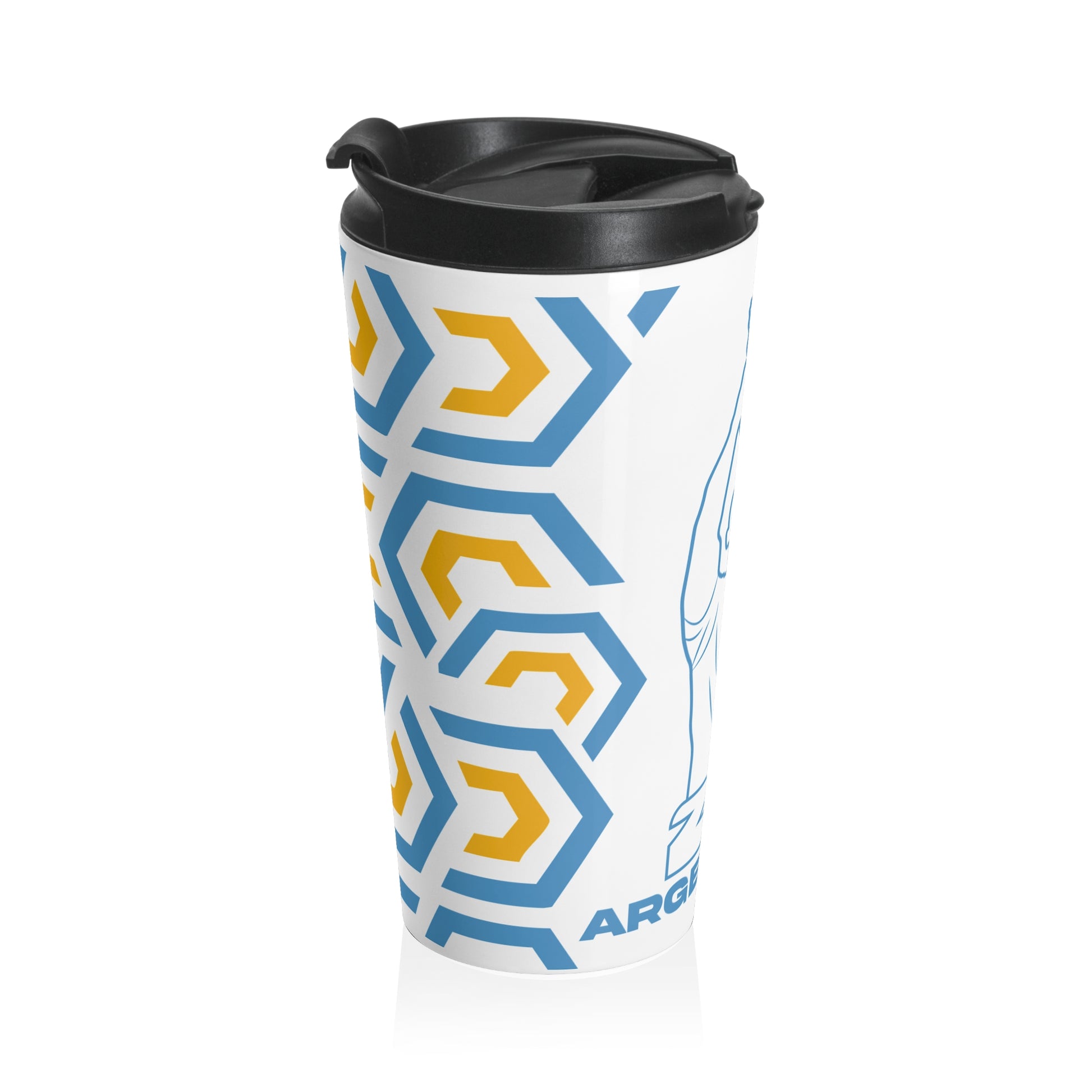 Argentina Festive Steel Travel Mug for Coffee Lovers, Perfect Holiday Gift, Drinkware, Ideal for Travel, Eco-Friendly Cup