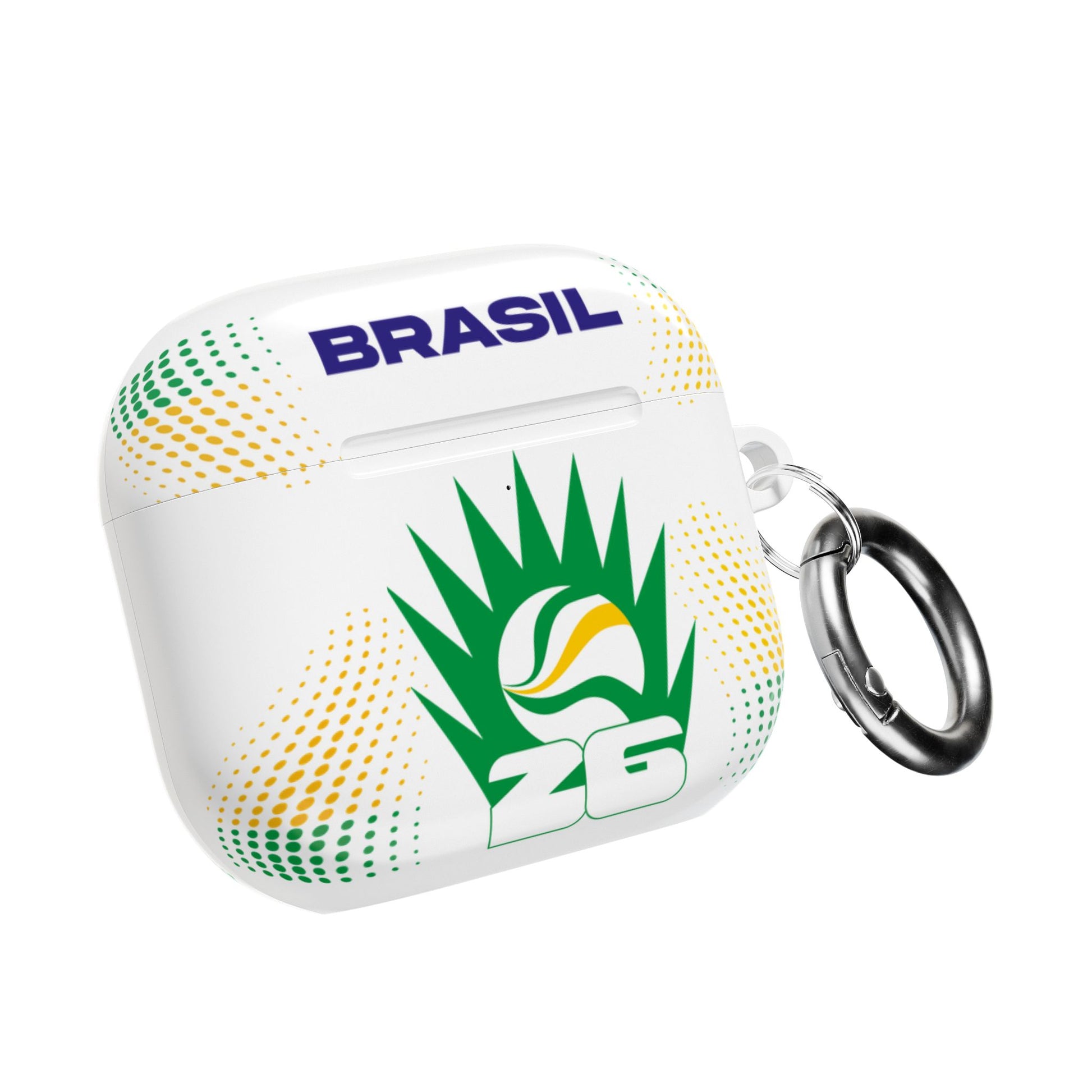 Brasil-themed AirPod Case, Cute Earbud Protector, Gifts for Music Lovers, Sports Fans, Fun Accessory for Holidays