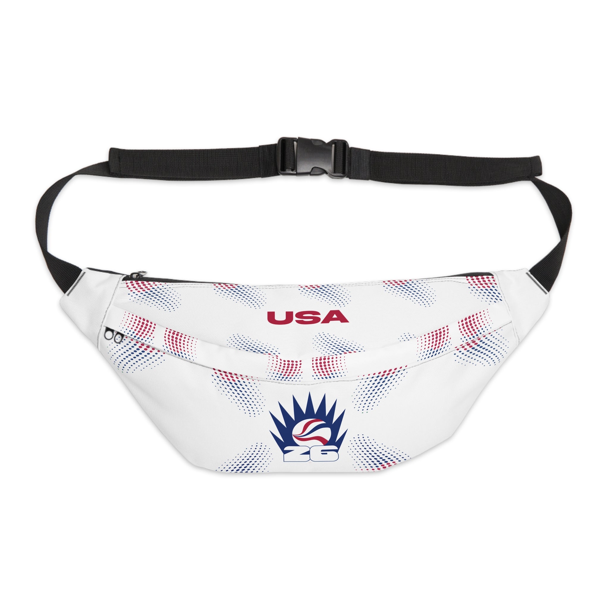 USA-Stylish Large Fanny Pack for Everyday Use, Travel Accessory, Sporty Bag, Festival Essentials, Unisex Hip Pack