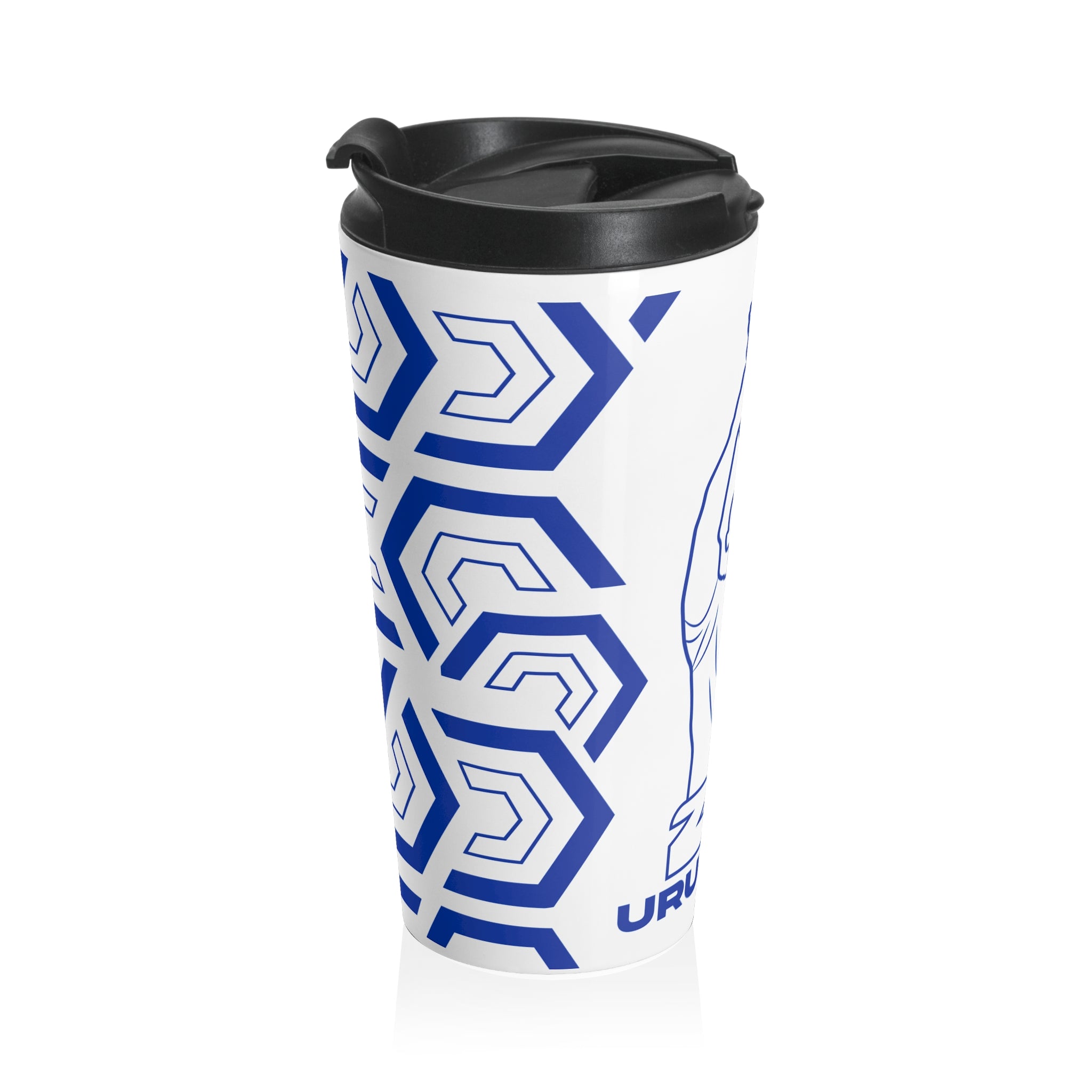 Uruguay Festive Steel Travel Mug for Coffee Lovers, Perfect Holiday Gift, Drinkware, Ideal for Travel, Eco-Friendly Cup