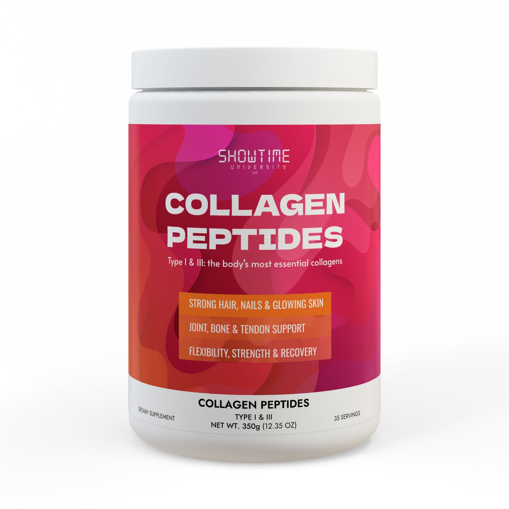 Collagen Peptides Type I & III Supplement (350g, 12.3oz)