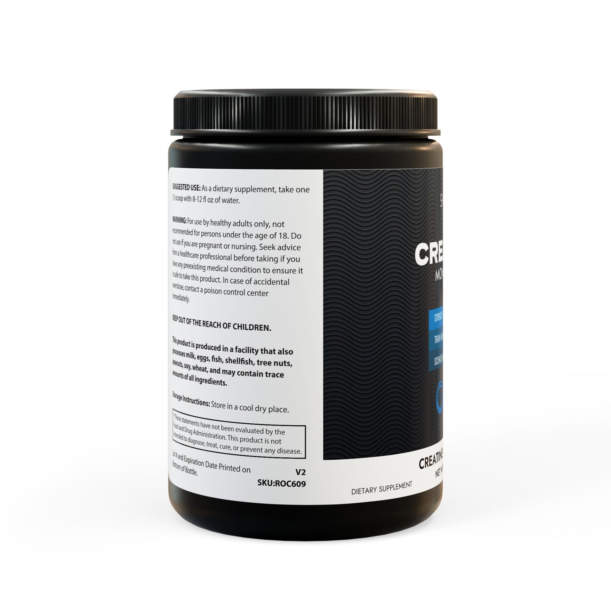 Creatine Monohydrate Supplement (300g, 10.58oz)
