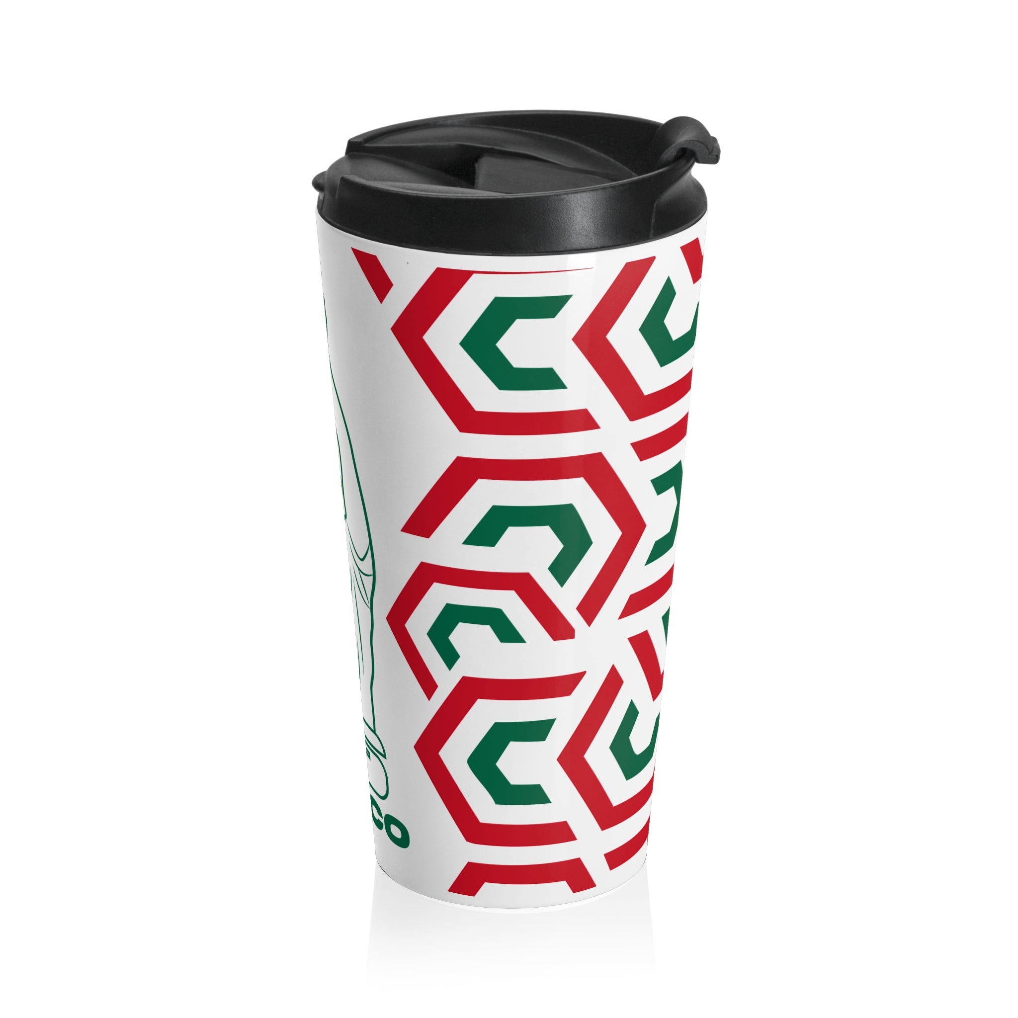 Mexico Festive Steel Travel Mug for Coffee Lovers, Perfect Holiday Gift, Mexican Culture Inspired Drinkware, Ideal for Travel, Eco-Friendly Cup