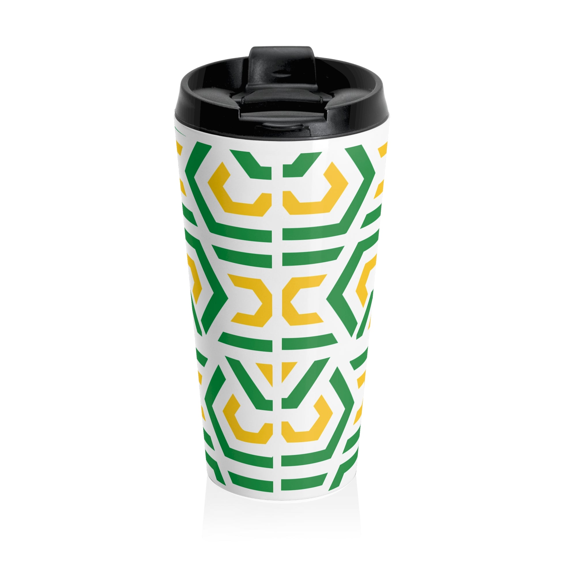 Brasil Festive Steel Travel Mug for Coffee Lovers, Perfect Holiday Gift, Drinkware, Ideal for Travel, Eco-Friendly Cup