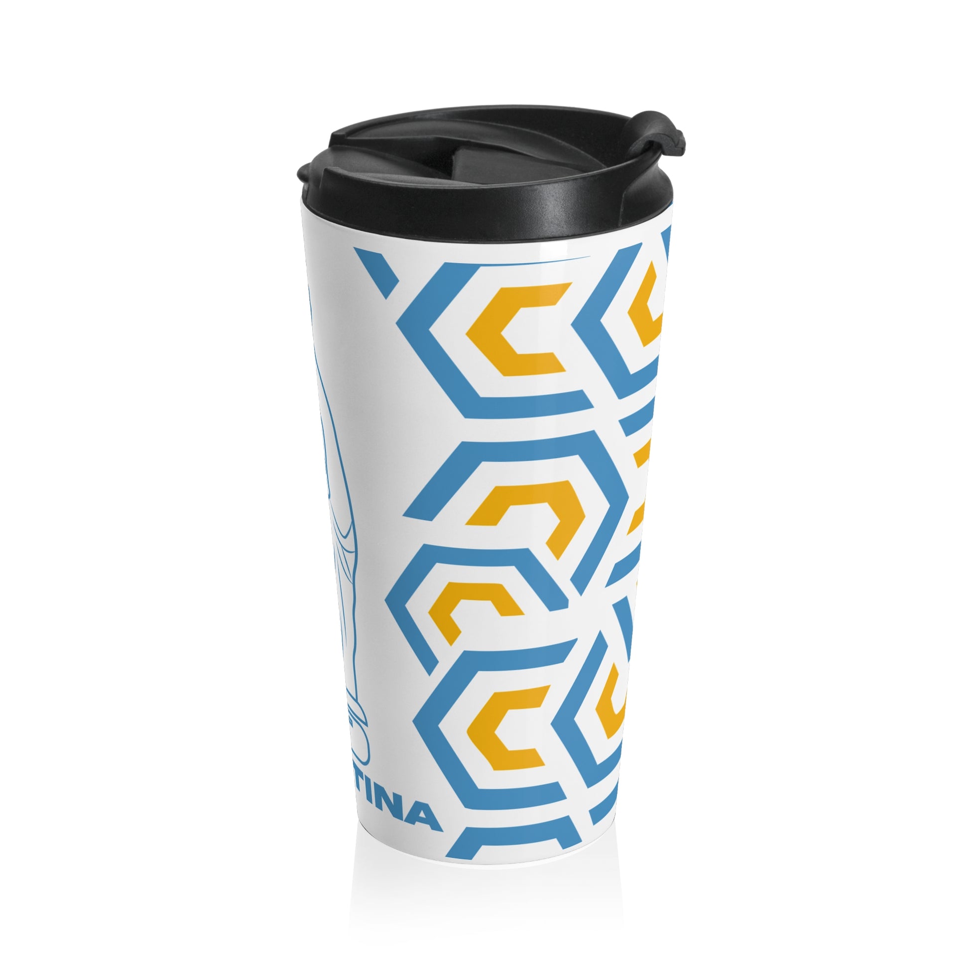 Argentina Festive Steel Travel Mug for Coffee Lovers, Perfect Holiday Gift, Drinkware, Ideal for Travel, Eco-Friendly Cup