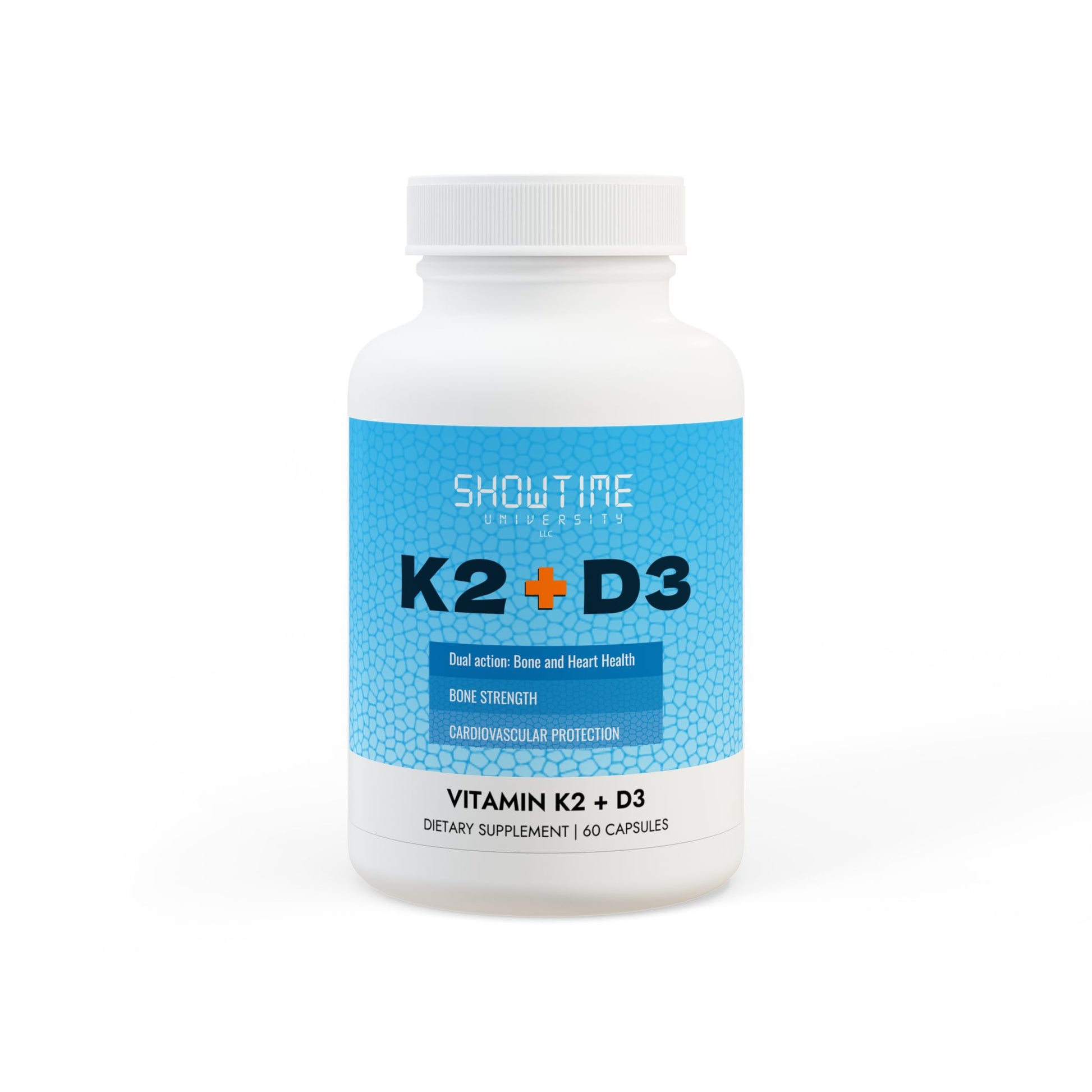 Vitamin K2 + D3 Supplement (60 Capsules)