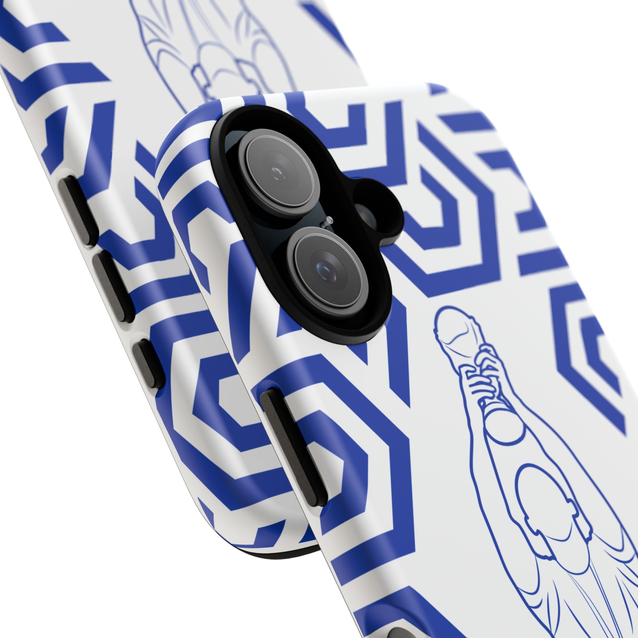 Uruguay Flag Phone Case, Tough Phone Cover, Patriotic Gift, Unique Mobile Accessory, Holiday Red and Green Design