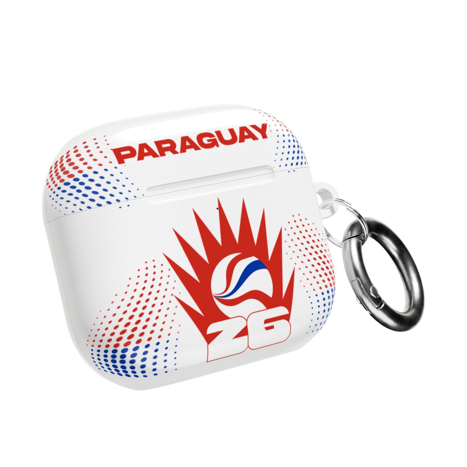 Paraguay-themed AirPod Case, Cute Earbud Protector, Gifts for Music Lovers, Sports Fans, Fun Accessory for Holidays