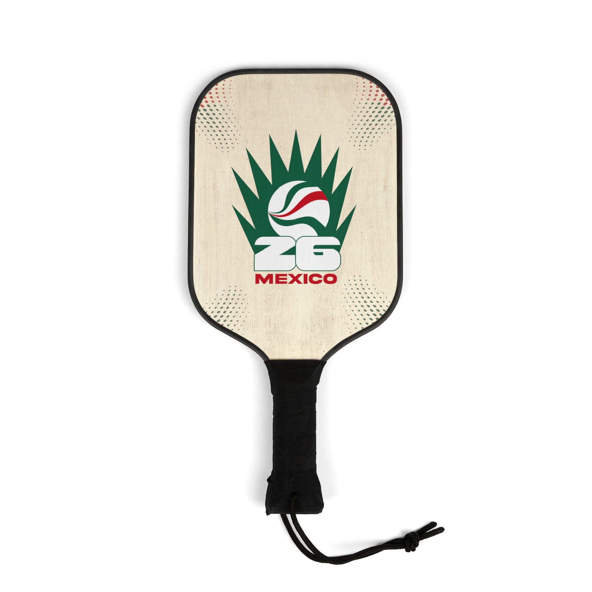 Mexico-Global Soccer Celebration Paddle | Unique Mexican Theme Pickleball Racket | Custom Sports Fan Gear