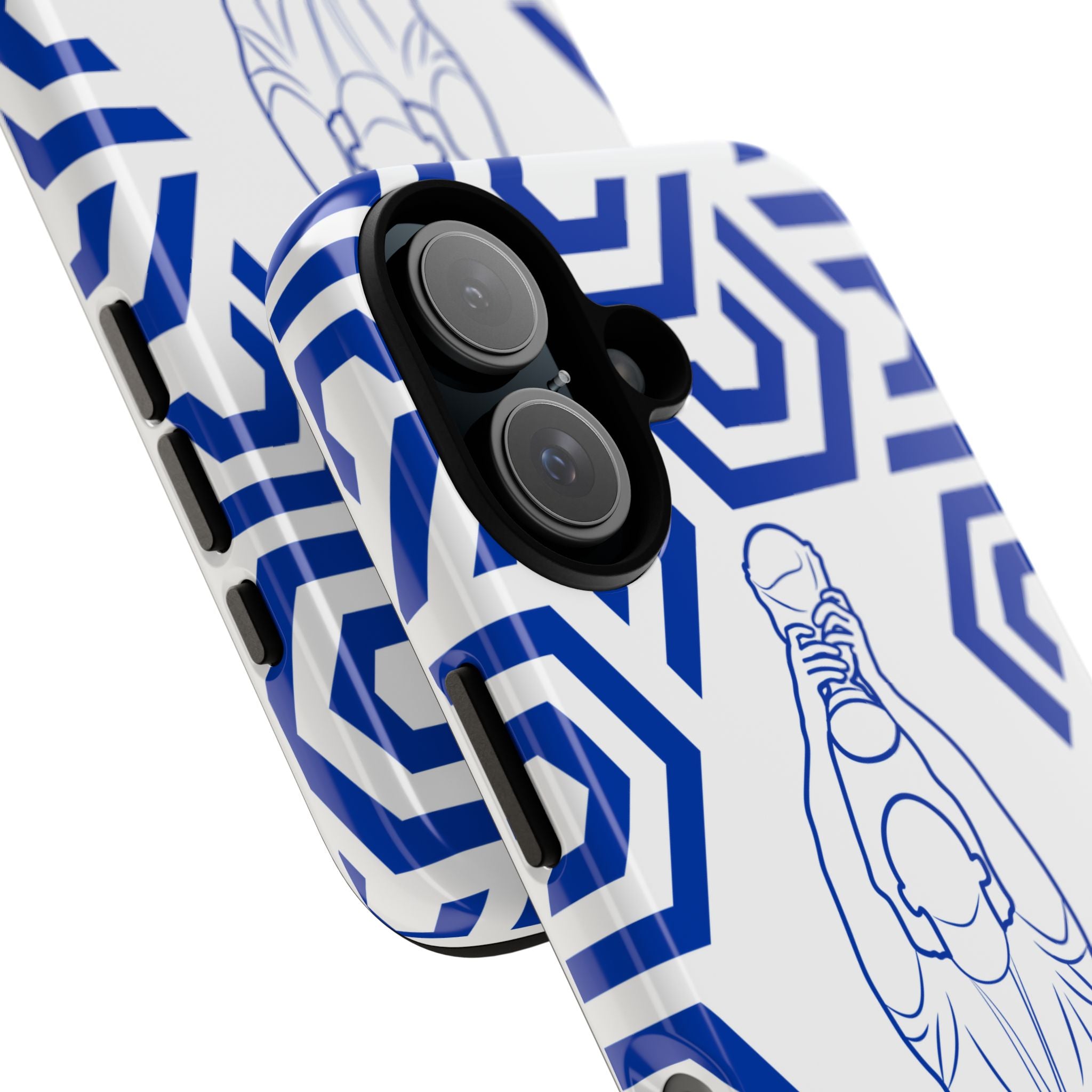 Uruguay Flag Phone Case, Tough Phone Cover, Patriotic Gift, Unique Mobile Accessory, Holiday Red and Green Design