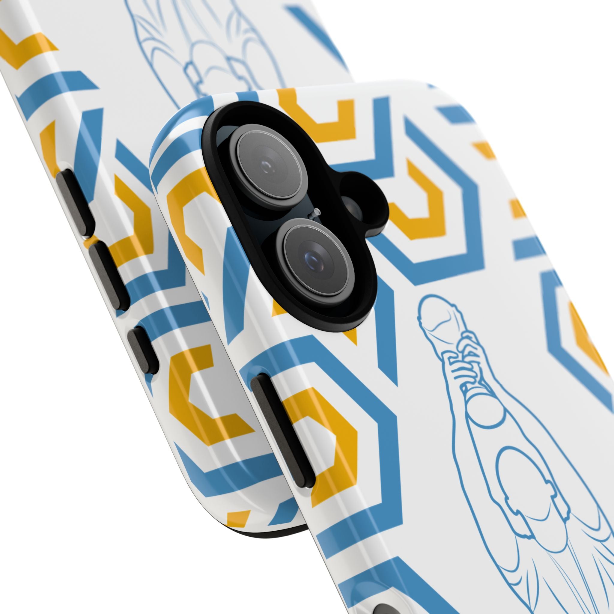 Argentina Flag Phone Case, Tough Phone Cover, Patriotic Gift, Unique Mobile Accessory, Holiday Red and Green Design