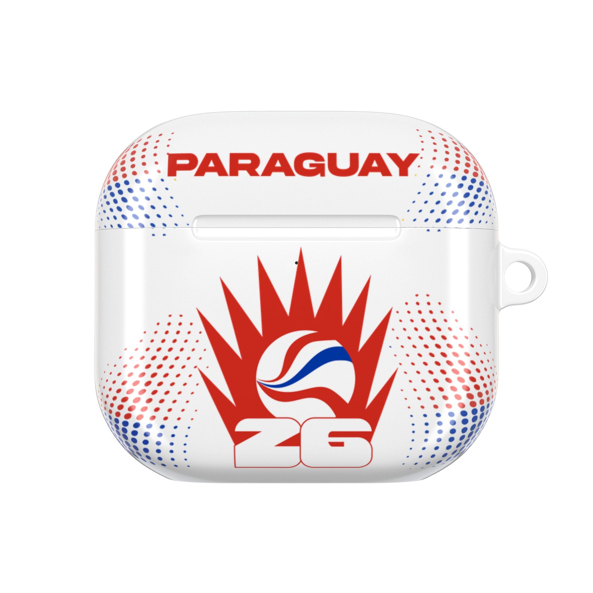 Paraguay-themed AirPod Case, Cute Earbud Protector, Gifts for Music Lovers, Sports Fans, Fun Accessory for Holidays
