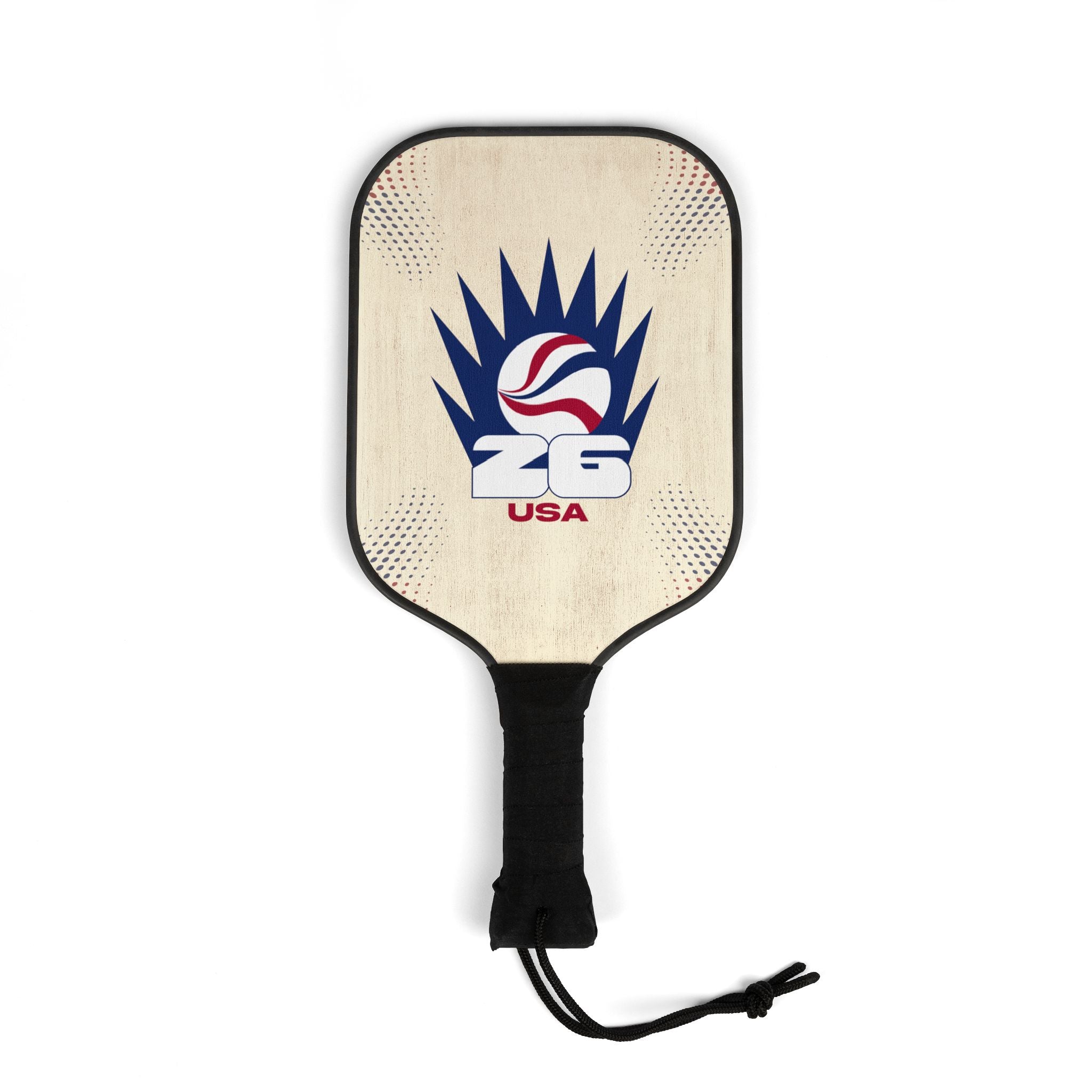 USA-Global Soccer Celebration Paddle | Theme Pickleball Racket | Custom Sports Fan Gear