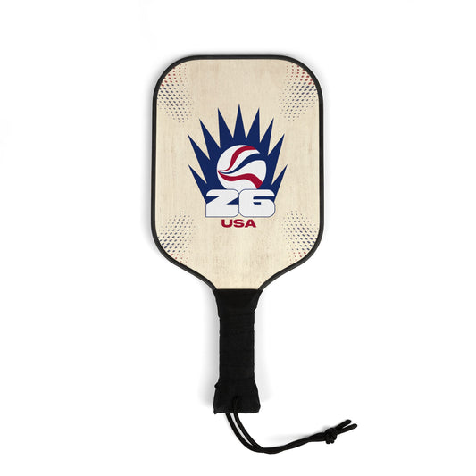 USA-Global Soccer Celebration Paddle | Theme Pickleball Racket | Custom Sports Fan Gear