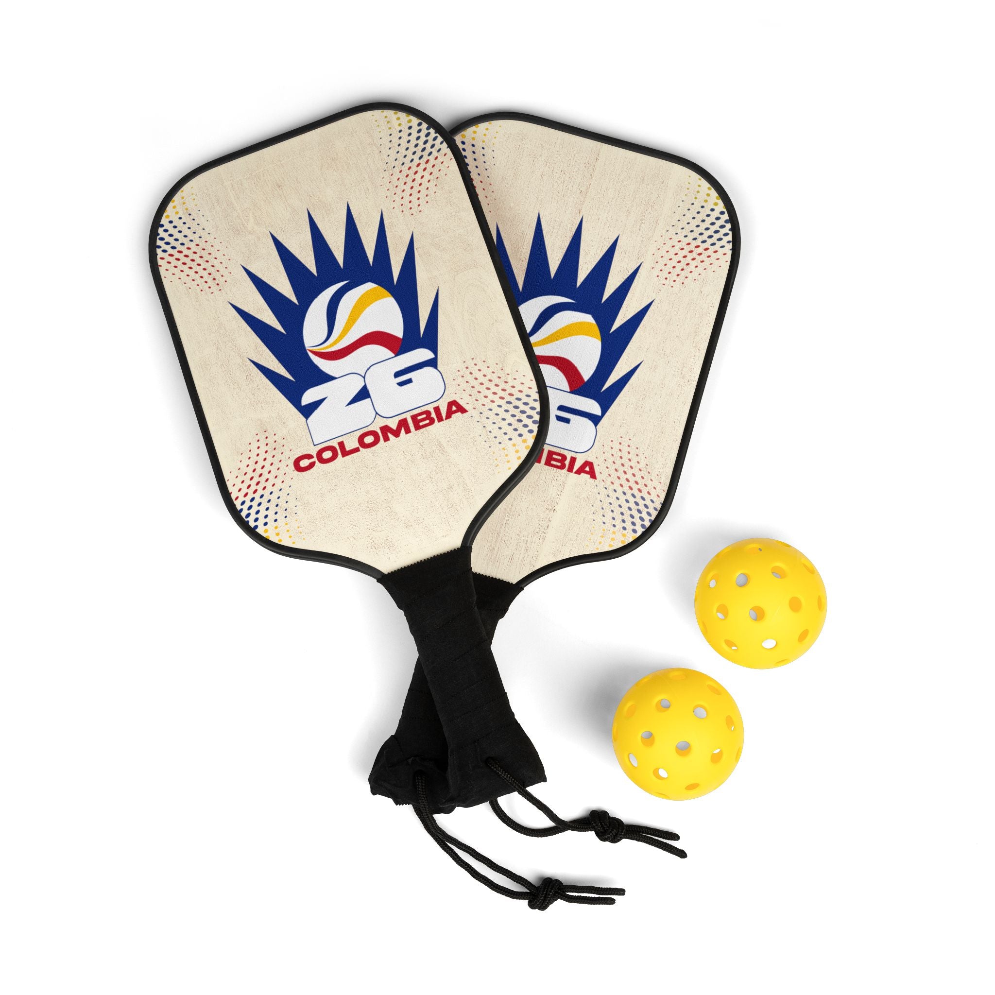 Colombia-Global Soccer Celebration Paddle |  Theme Pickleball Racket | Custom Sports Fan Gear