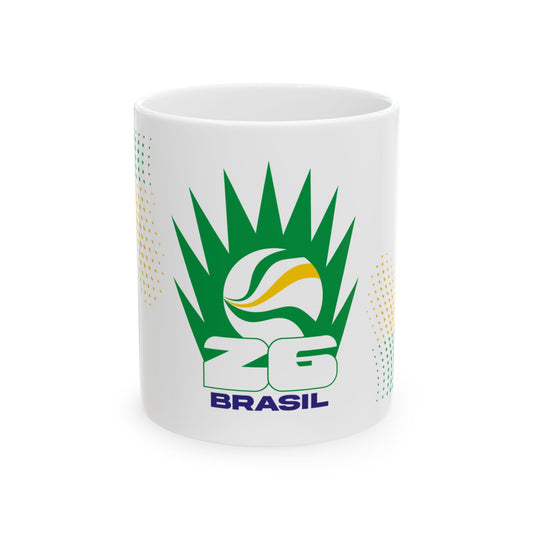 Brasil Soccer Mug - Perfect for Fans, Gifts, Holidays, Celebrations, Home Decor