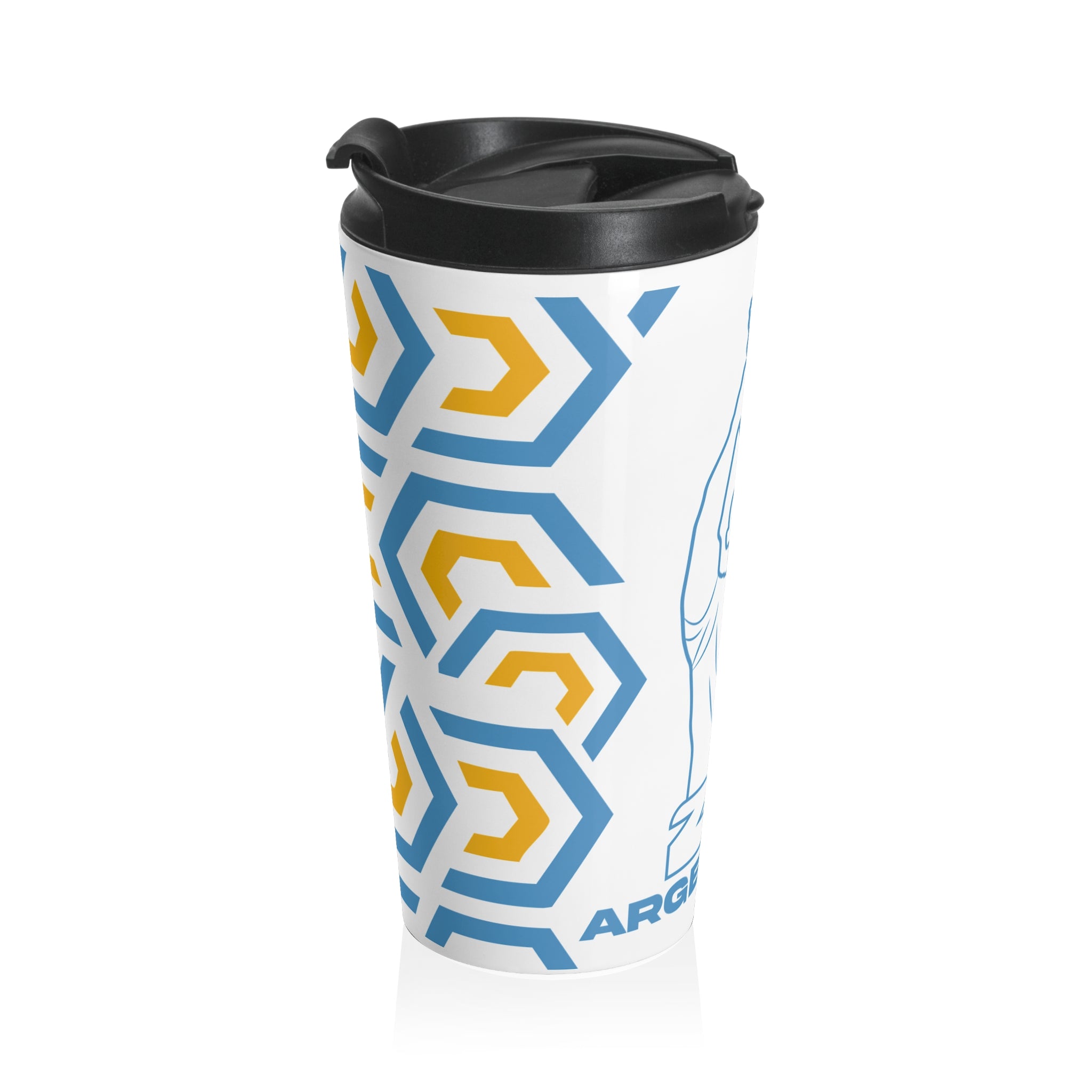 Argentina Festive Steel Travel Mug for Coffee Lovers, Perfect Holiday Gift, Drinkware, Ideal for Travel, Eco-Friendly Cup