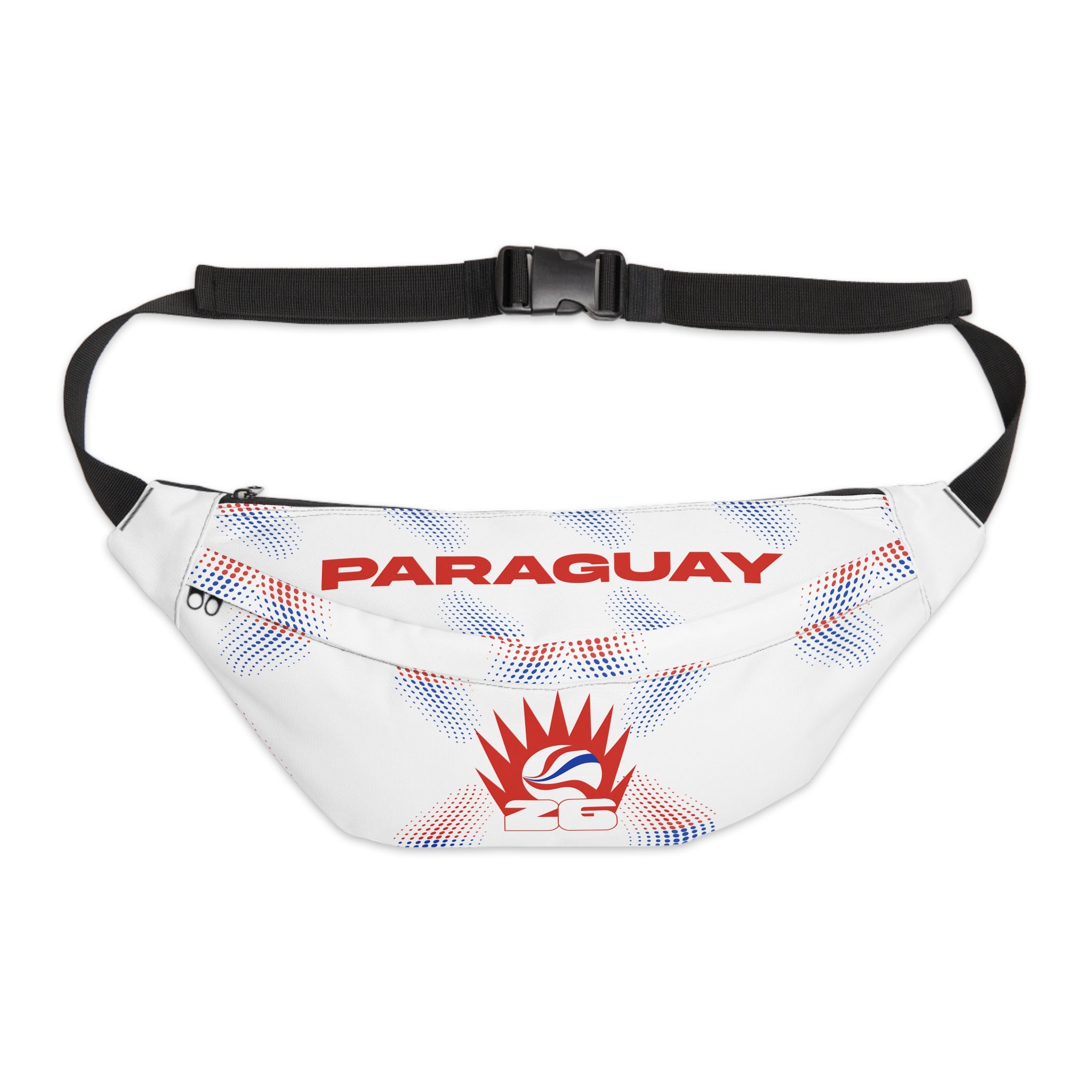 Paraguay- Stylish Large Fanny Pack for Everyday Use, Travel Accessory, Sporty Bag, Festival Essentials, Unisex Hip Pack