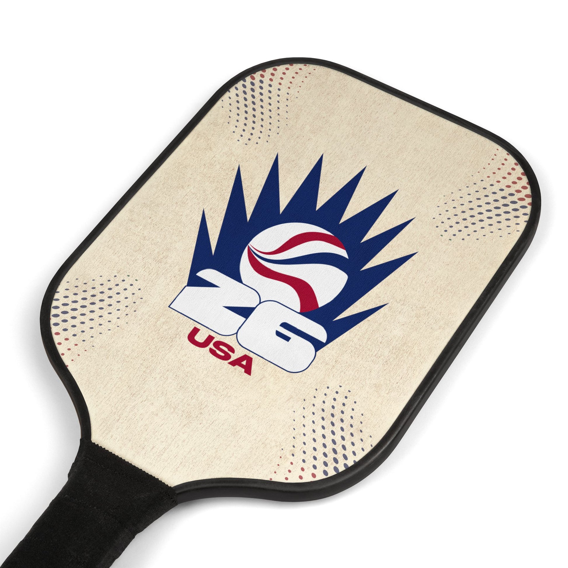 USA-Global Soccer Celebration Paddle | Theme Pickleball Racket | Custom Sports Fan Gear