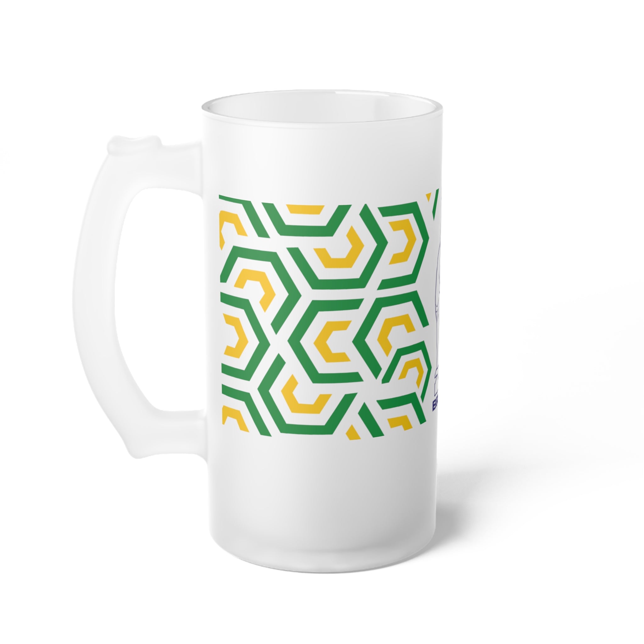 Brasil- Inspired Frosted Glass Beer Mug for Celebrations, Personalized Gift for Friends, Partyware, Unique Home Bar Decor, Ideal for [...]