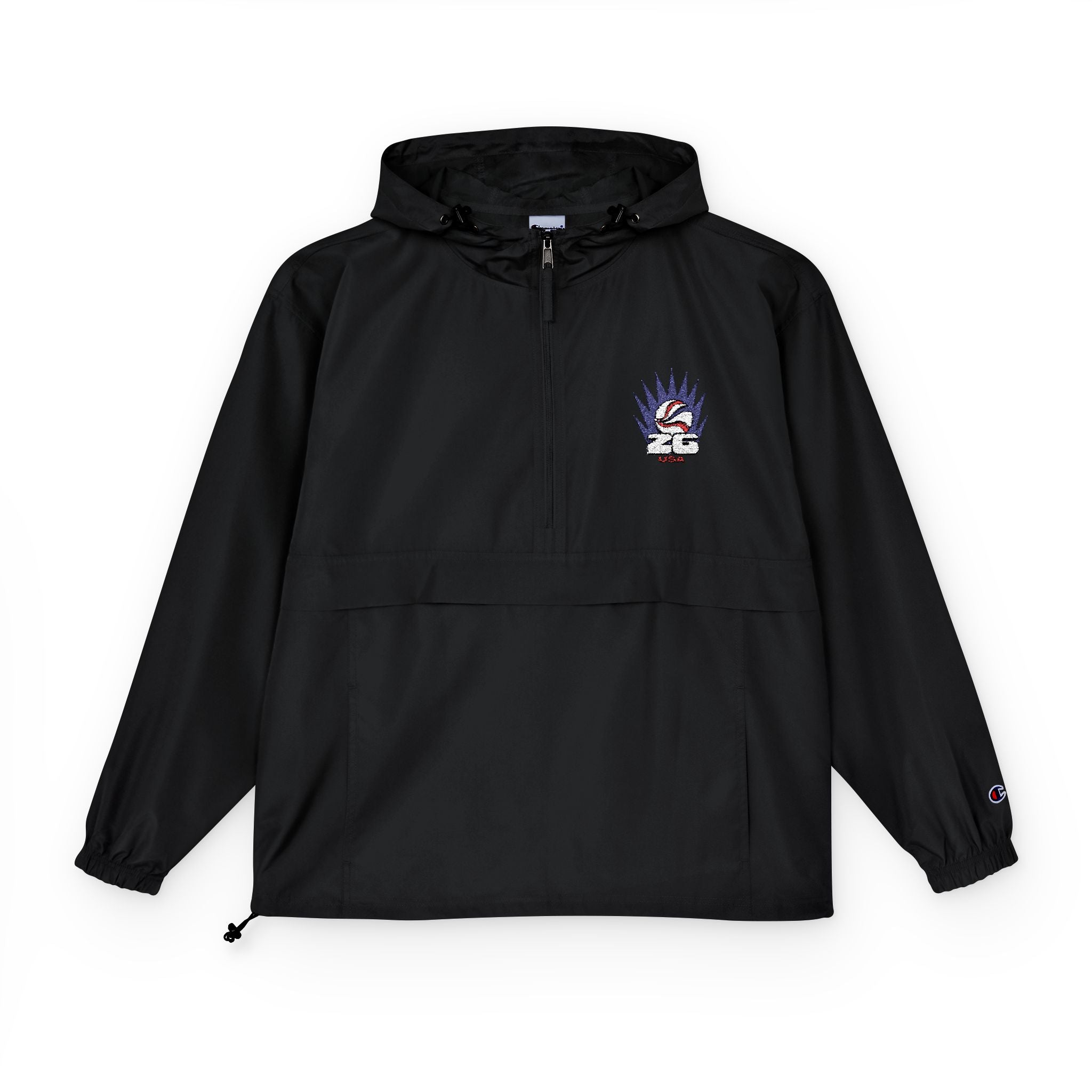 USA-Champion Unisex Packable Anorak Jacket