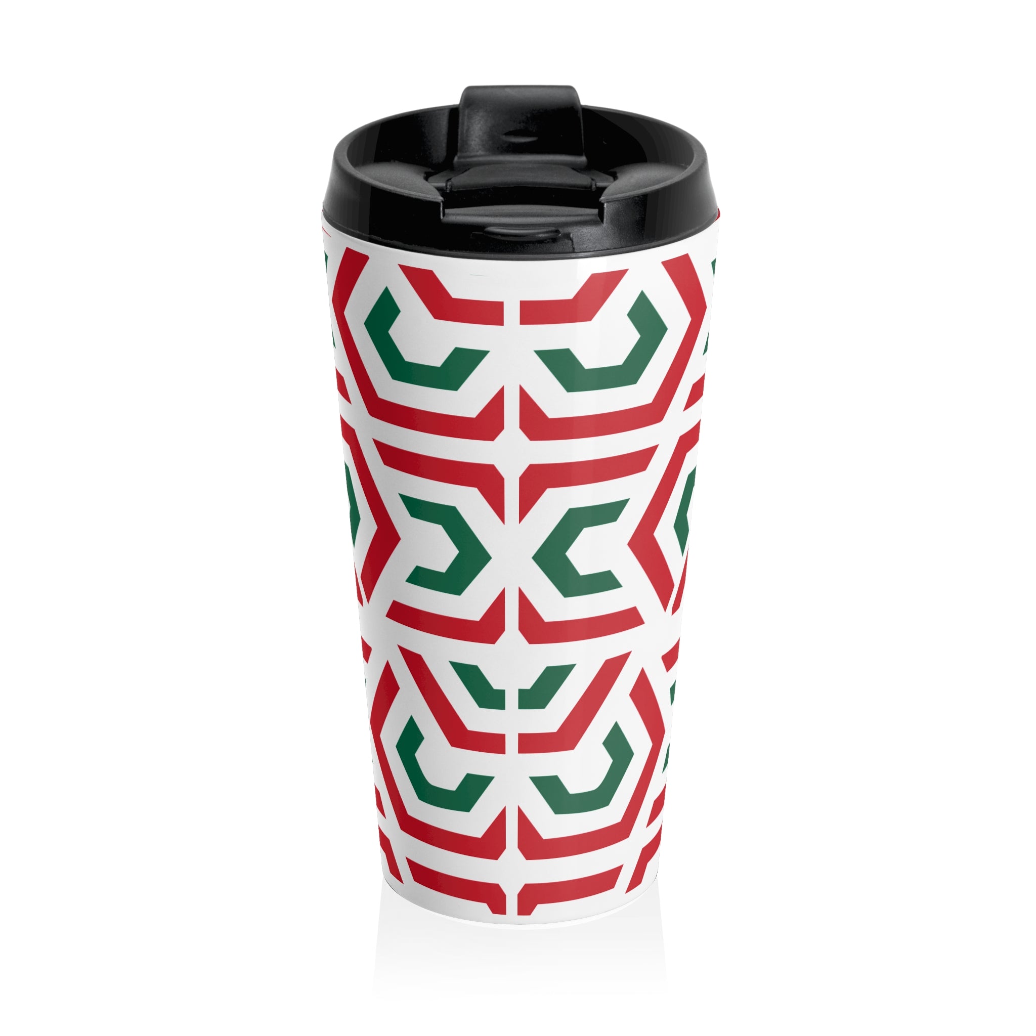 Mexico Festive Steel Travel Mug for Coffee Lovers, Perfect Holiday Gift, Mexican Culture Inspired Drinkware, Ideal for Travel, Eco-Friendly Cup