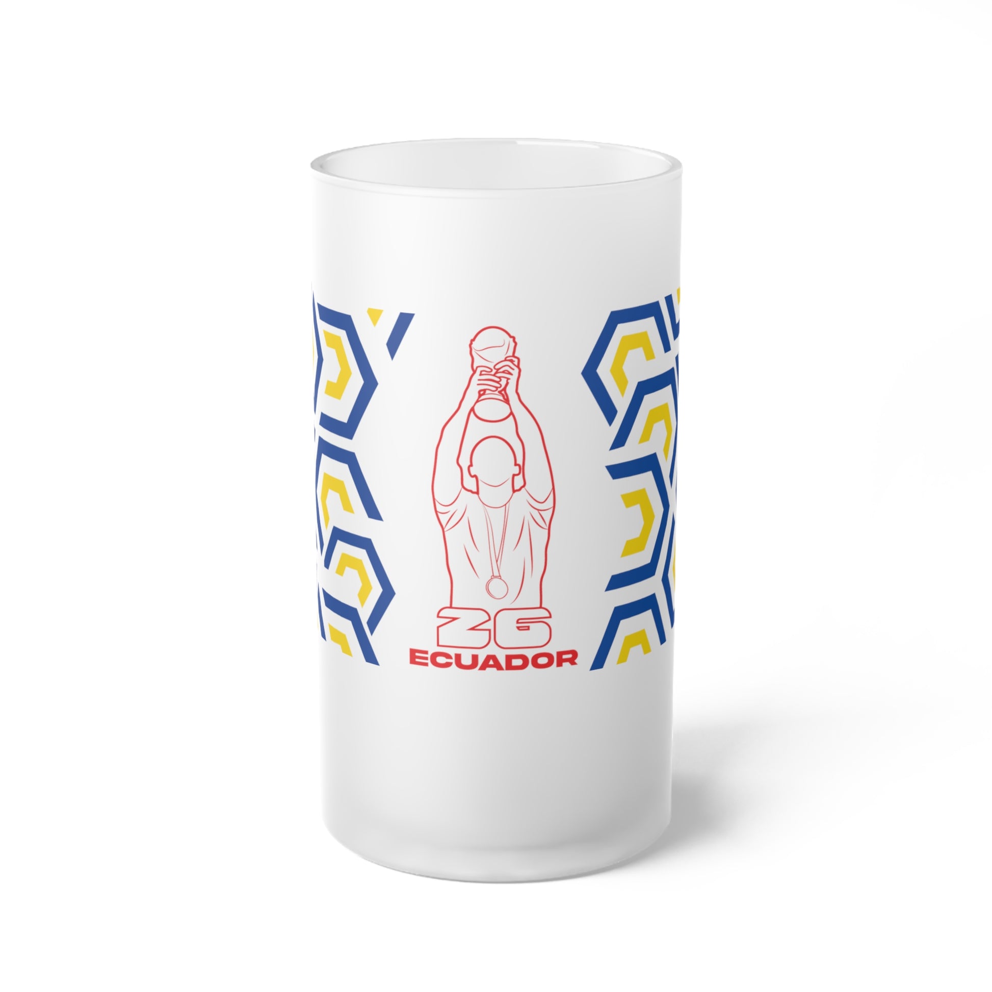 Ecuador- Inspired Frosted Glass Beer Mug for Celebrations, Personalized Gift for Friends, Partyware, Unique Home Bar Decor, Ideal for [...]