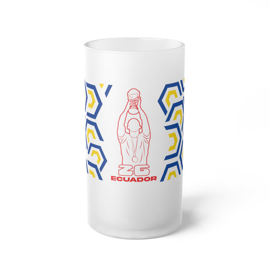 Ecuador- Inspired Frosted Glass Beer Mug for Celebrations, Personalized Gift for Friends, Partyware, Unique Home Bar Decor, Ideal for [...]