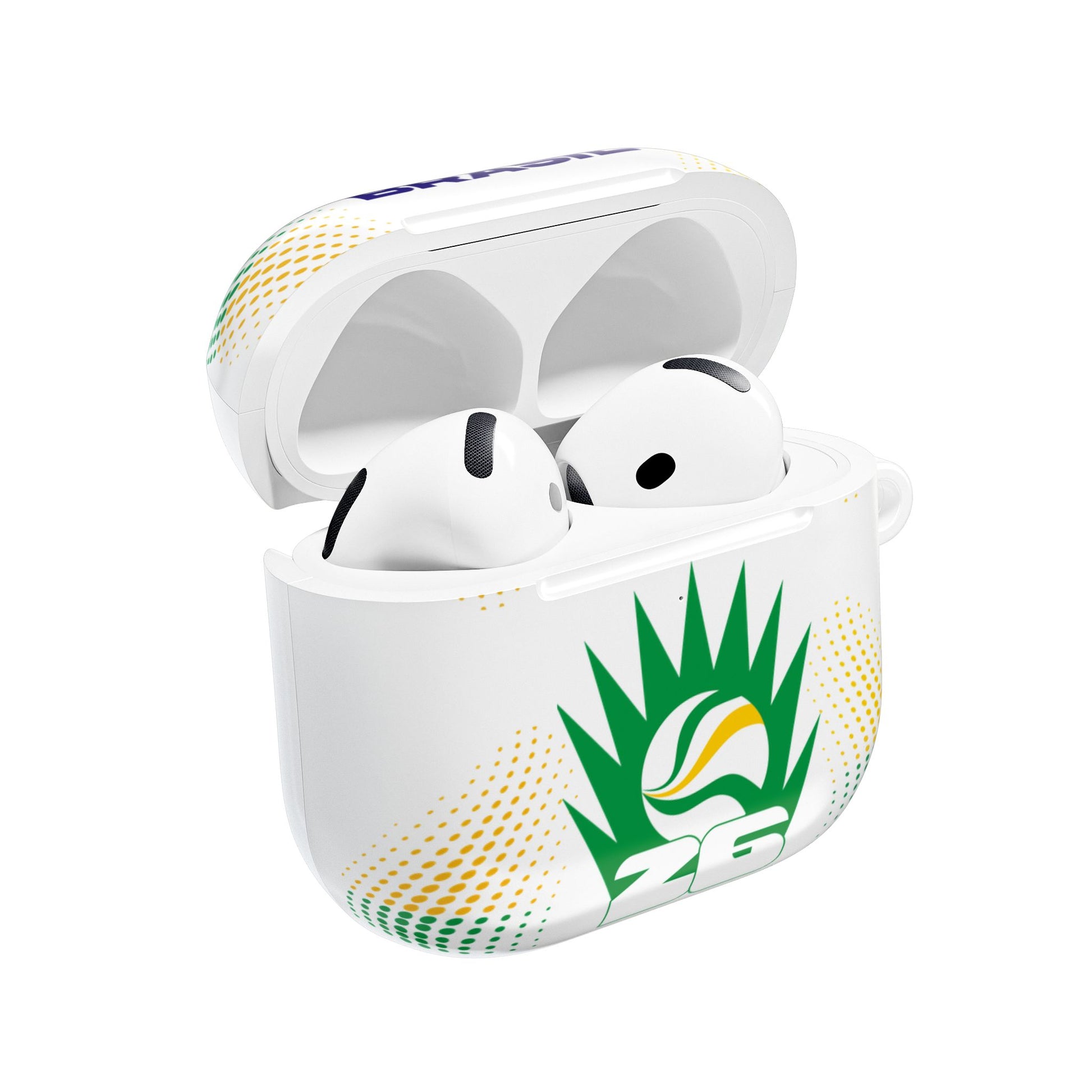Brasil-themed AirPod Case, Cute Earbud Protector, Gifts for Music Lovers, Sports Fans, Fun Accessory for Holidays