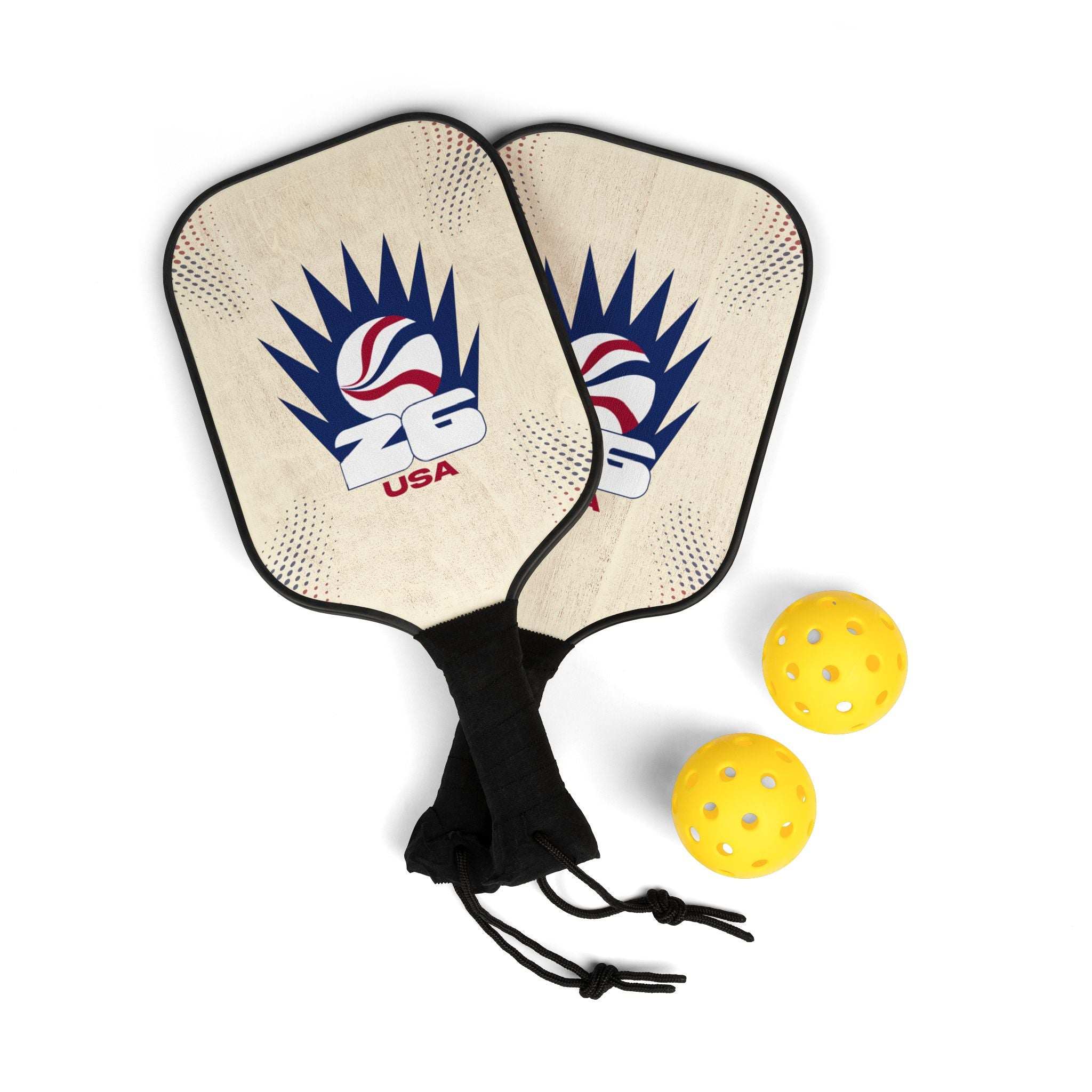 USA-Global Soccer Celebration Paddle | Theme Pickleball Racket | Custom Sports Fan Gear