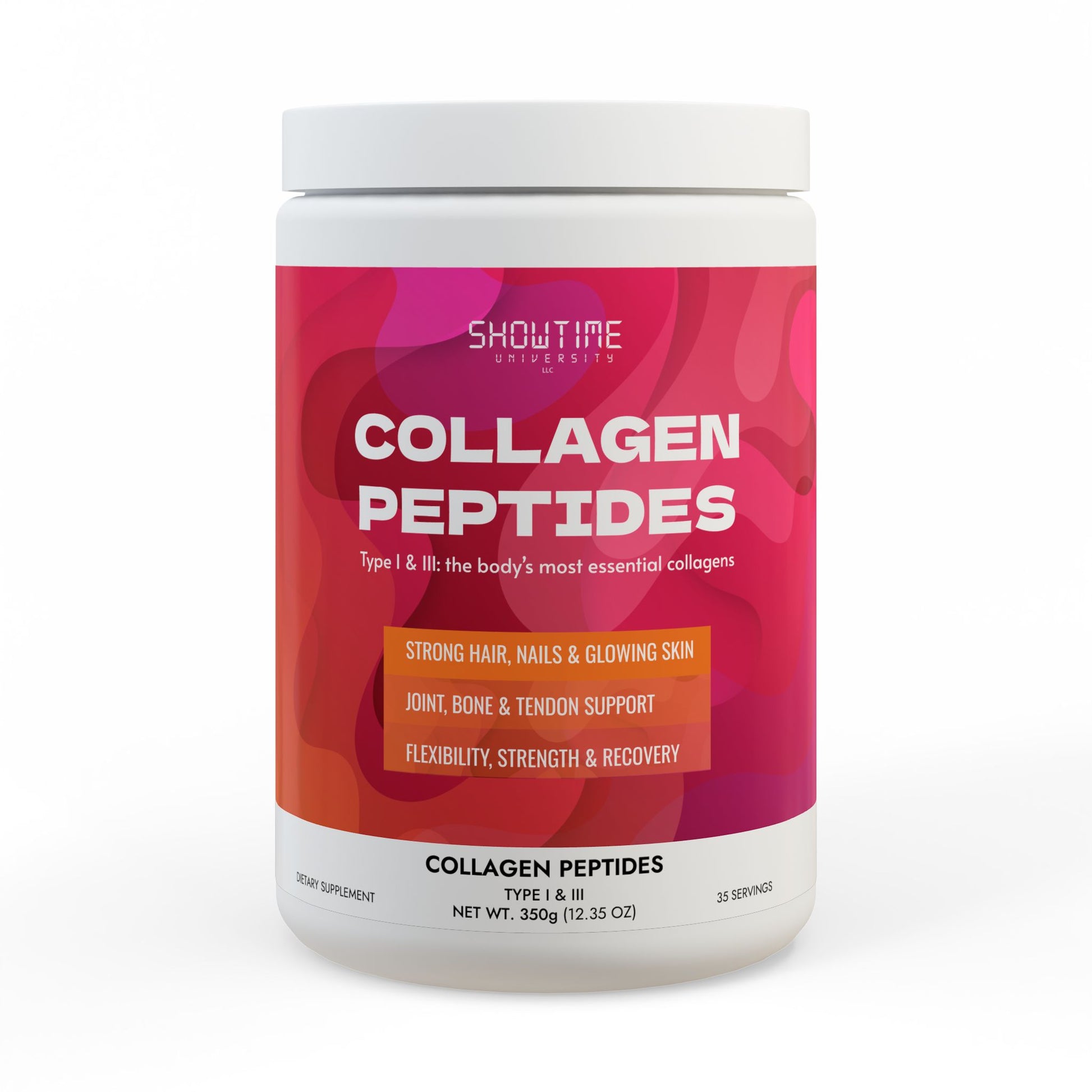 Collagen Peptides Type I & III Supplement (350g, 12.3oz)