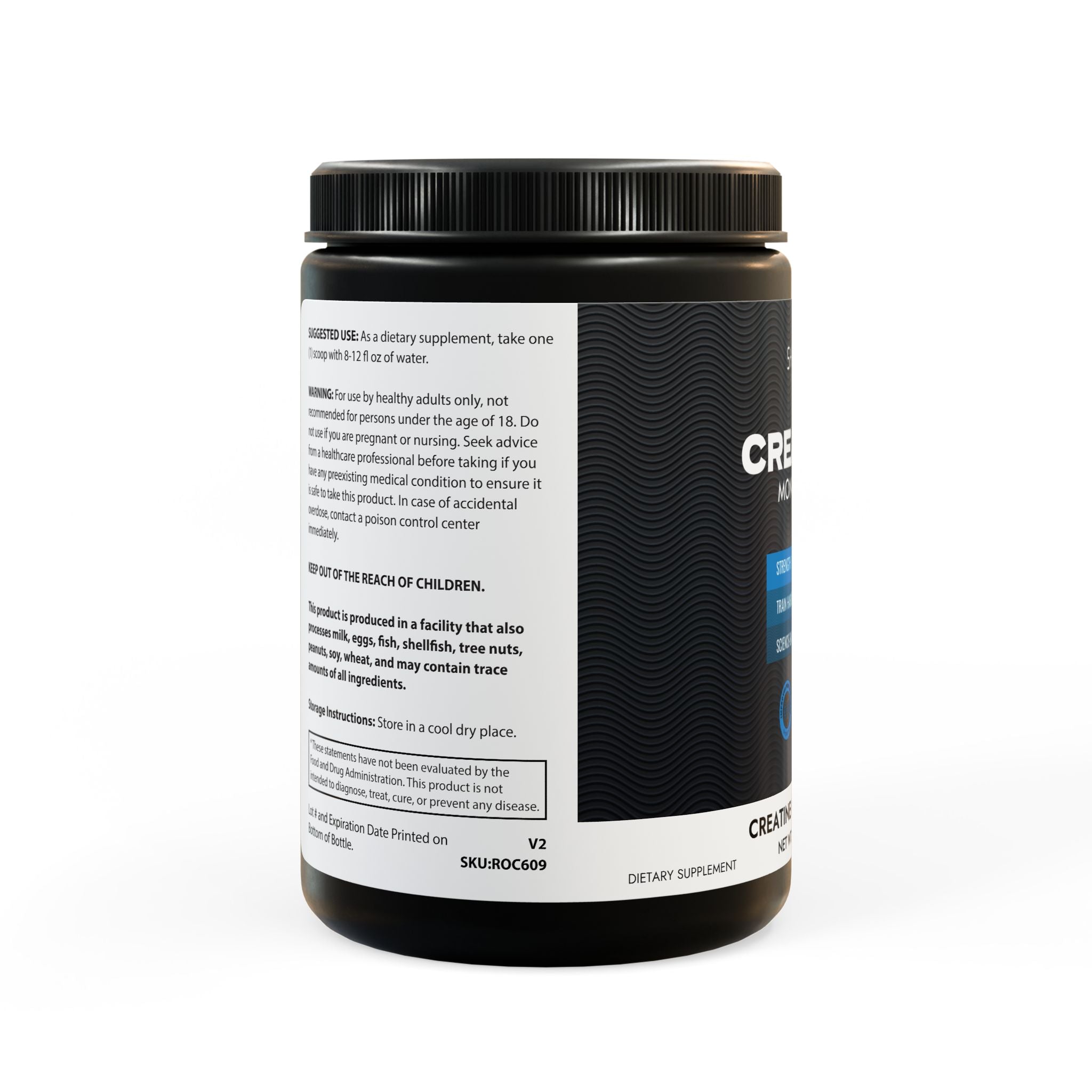 Creatine Monohydrate Supplement (300g, 10.58oz)