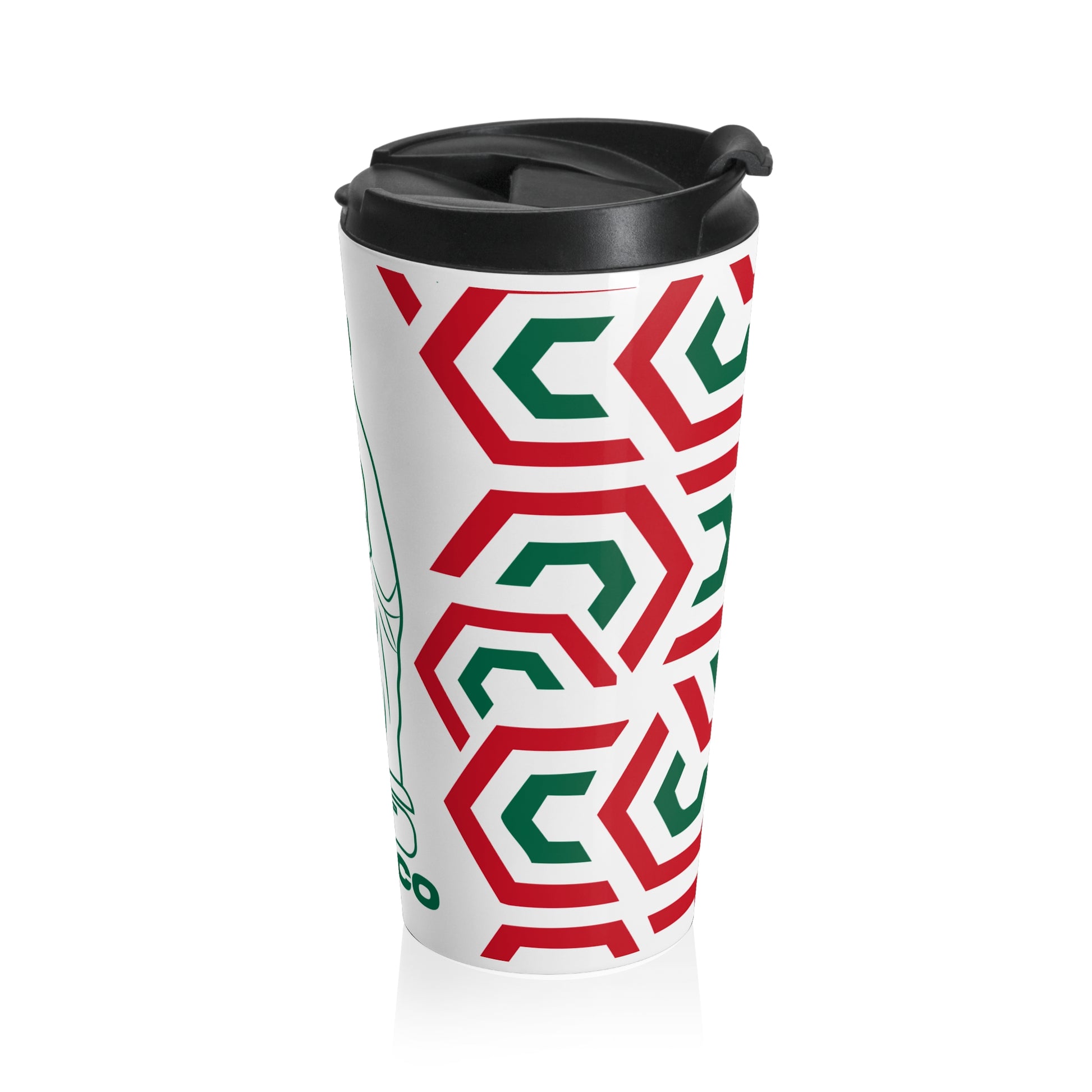 Mexico Festive Steel Travel Mug for Coffee Lovers, Perfect Holiday Gift, Mexican Culture Inspired Drinkware, Ideal for Travel, Eco-Friendly Cup