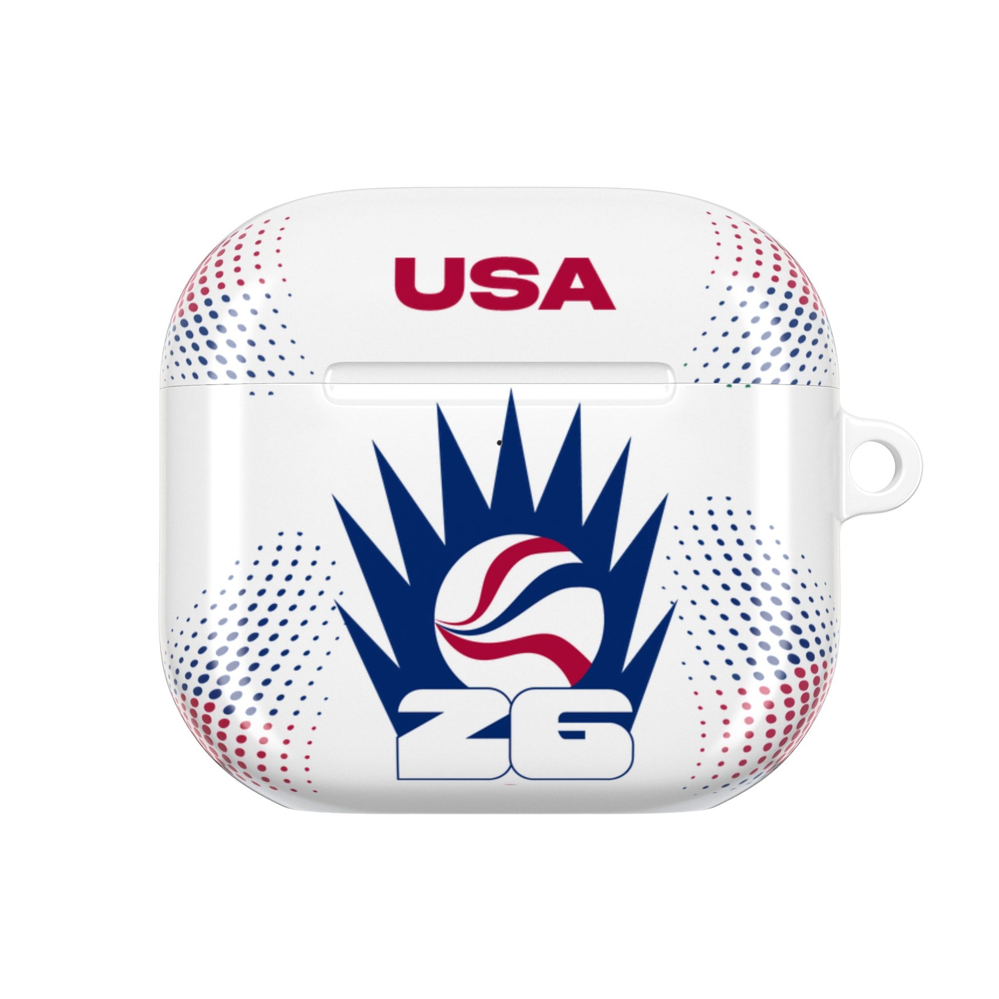 USA-themed AirPod Case, Cute Earbud Protector, Gifts for Music Lovers, Sports Fans, Fun Accessory for Holidays