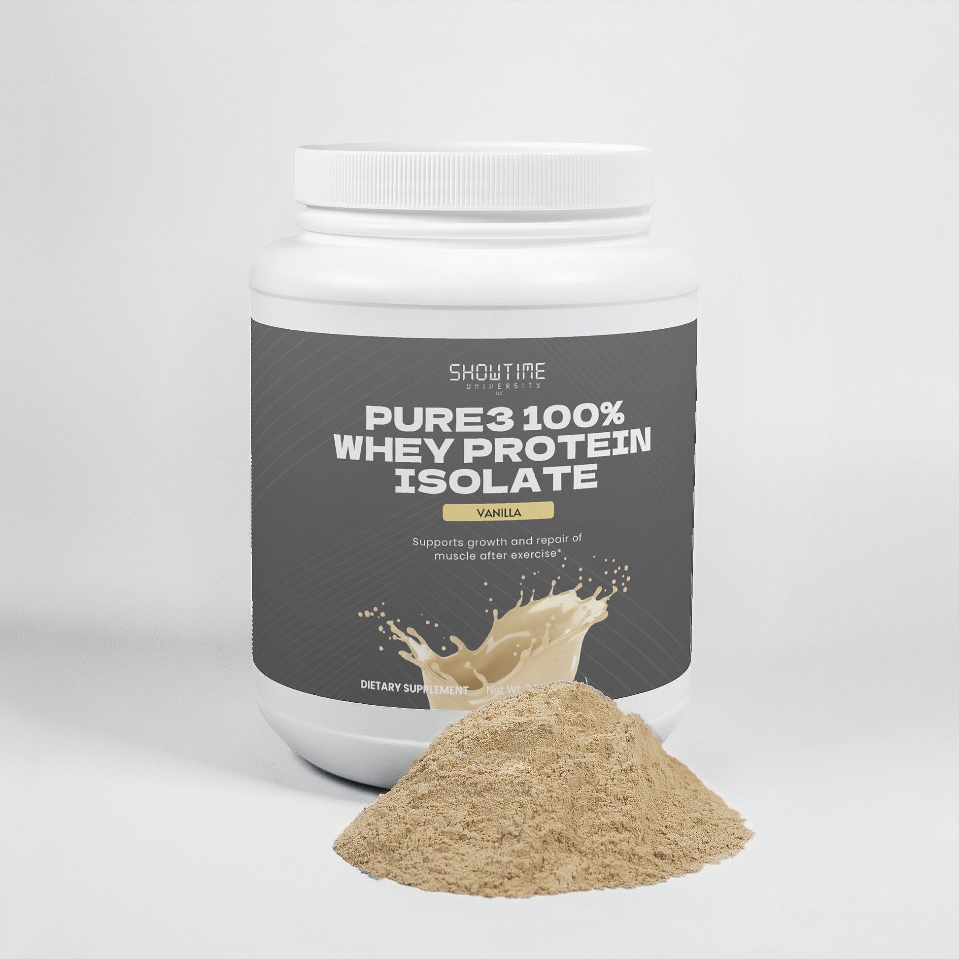 Pure3 100% Whey Protein Isolate (Vanilla)
