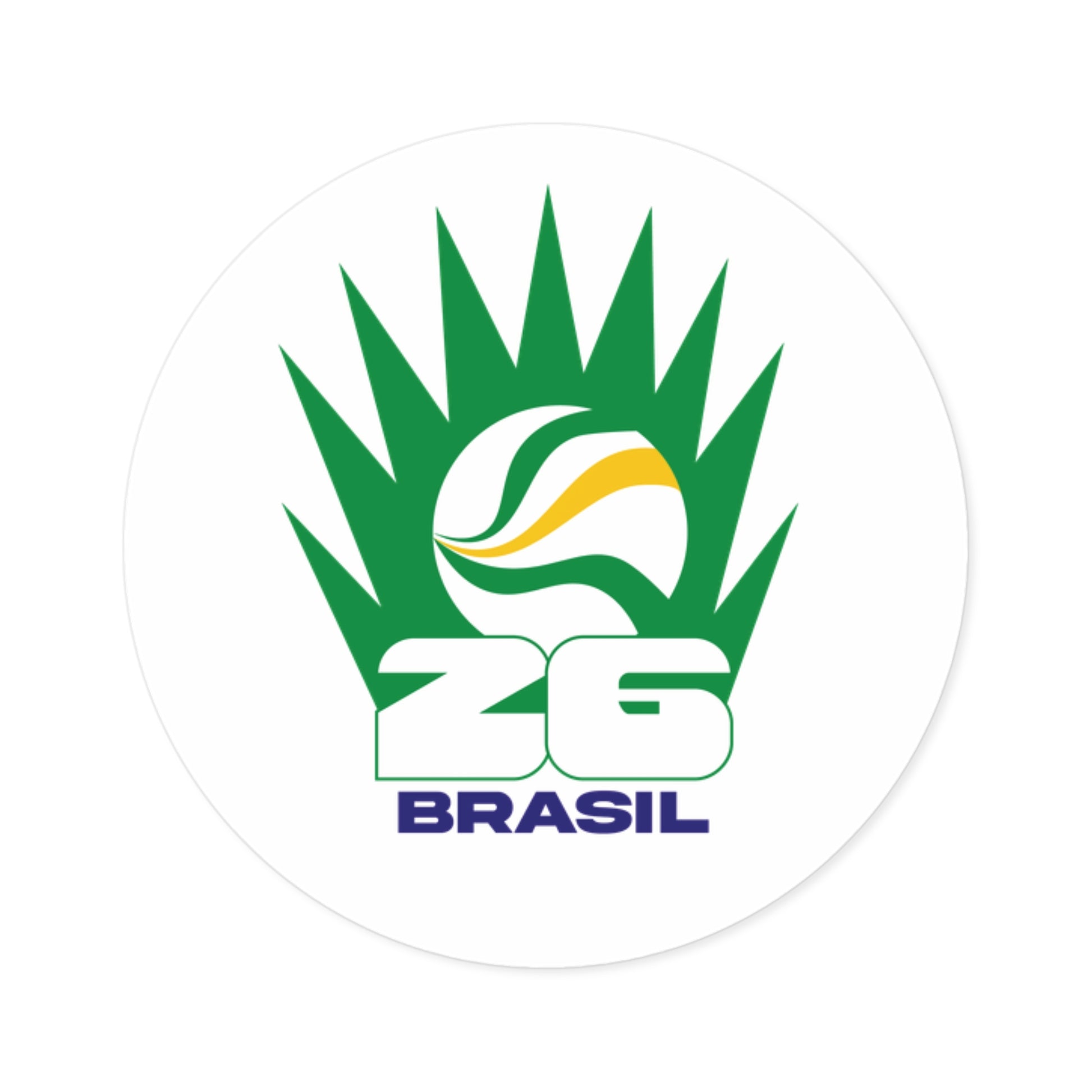Brasil-Soccer 2026 Fan Decal | Team Spirit Sticker