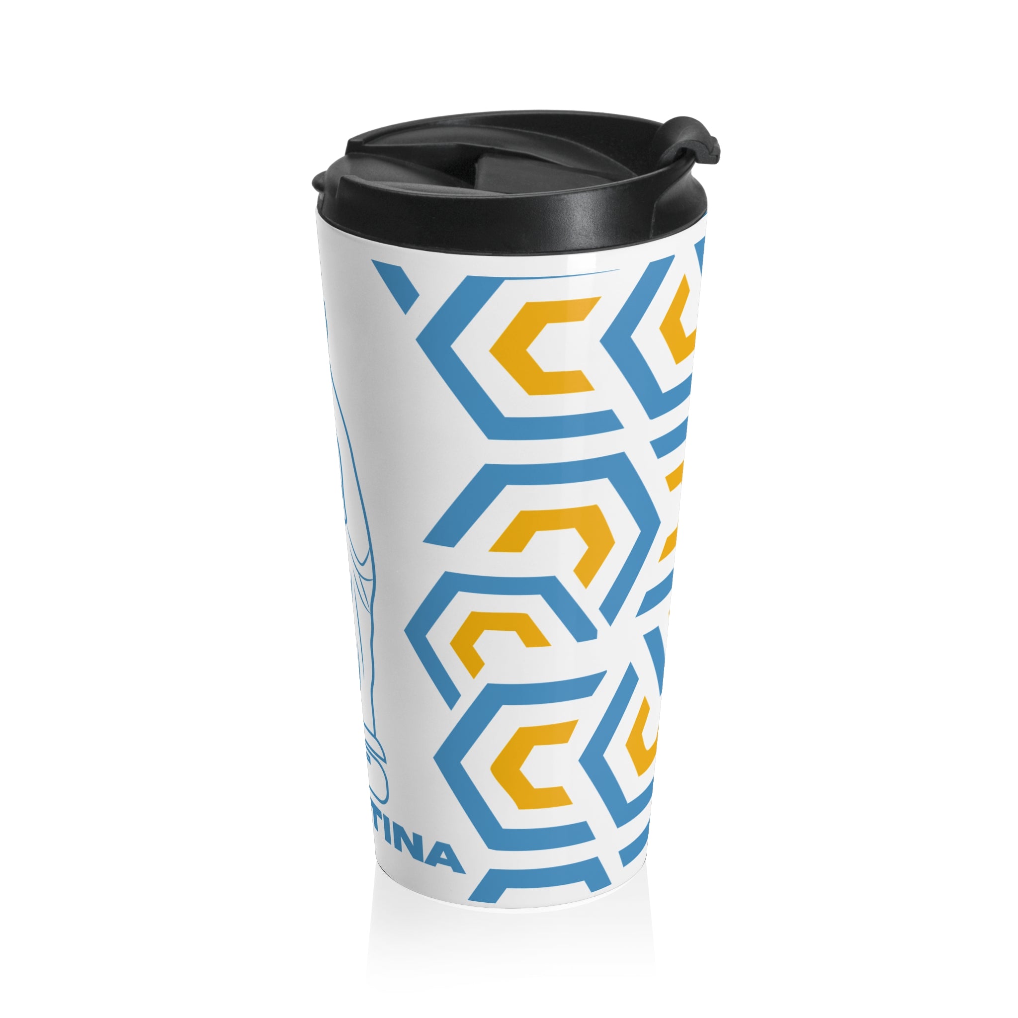 Argentina Festive Steel Travel Mug for Coffee Lovers, Perfect Holiday Gift, Drinkware, Ideal for Travel, Eco-Friendly Cup