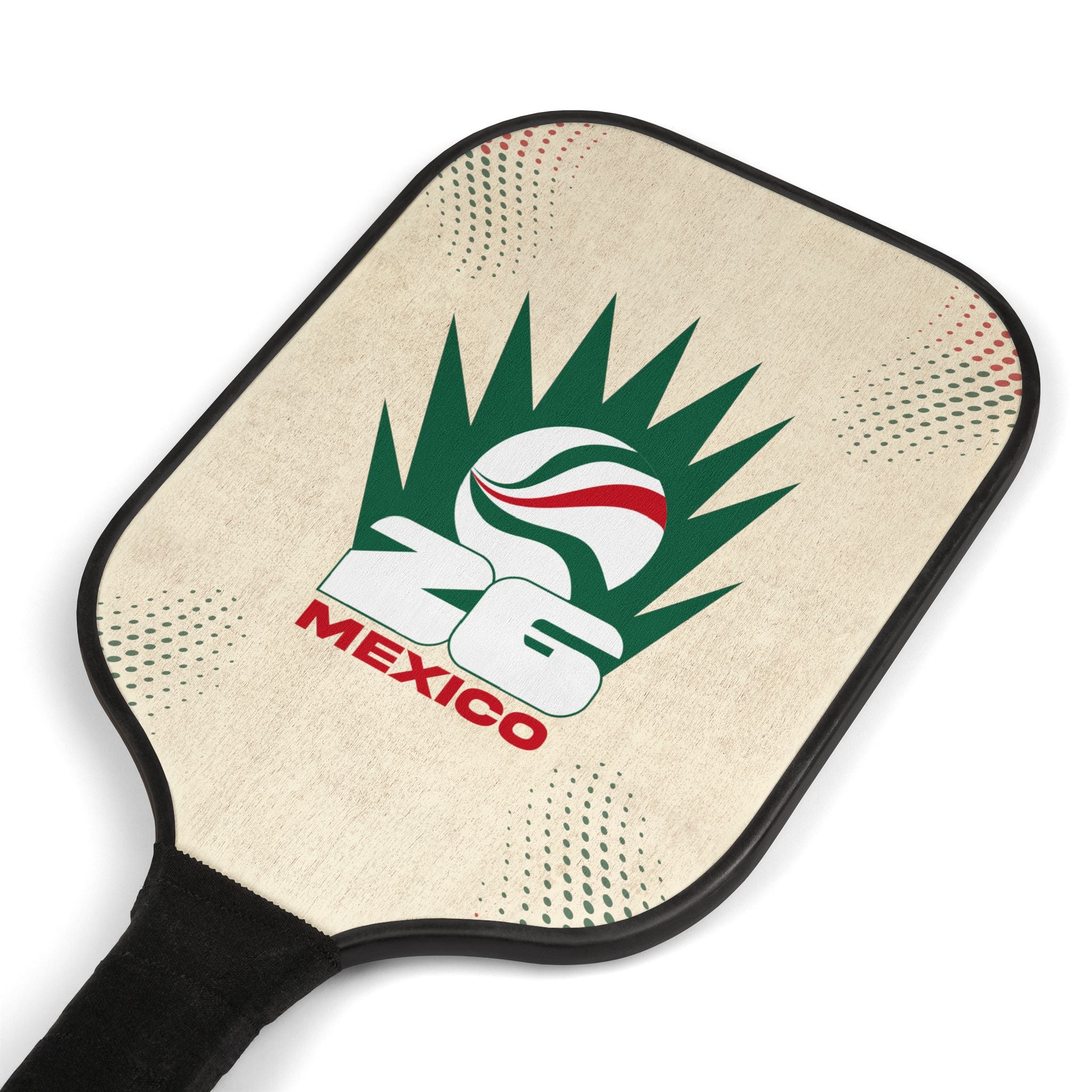 Mexico-Global Soccer Celebration Paddle | Unique Mexican Theme Pickleball Racket | Custom Sports Fan Gear