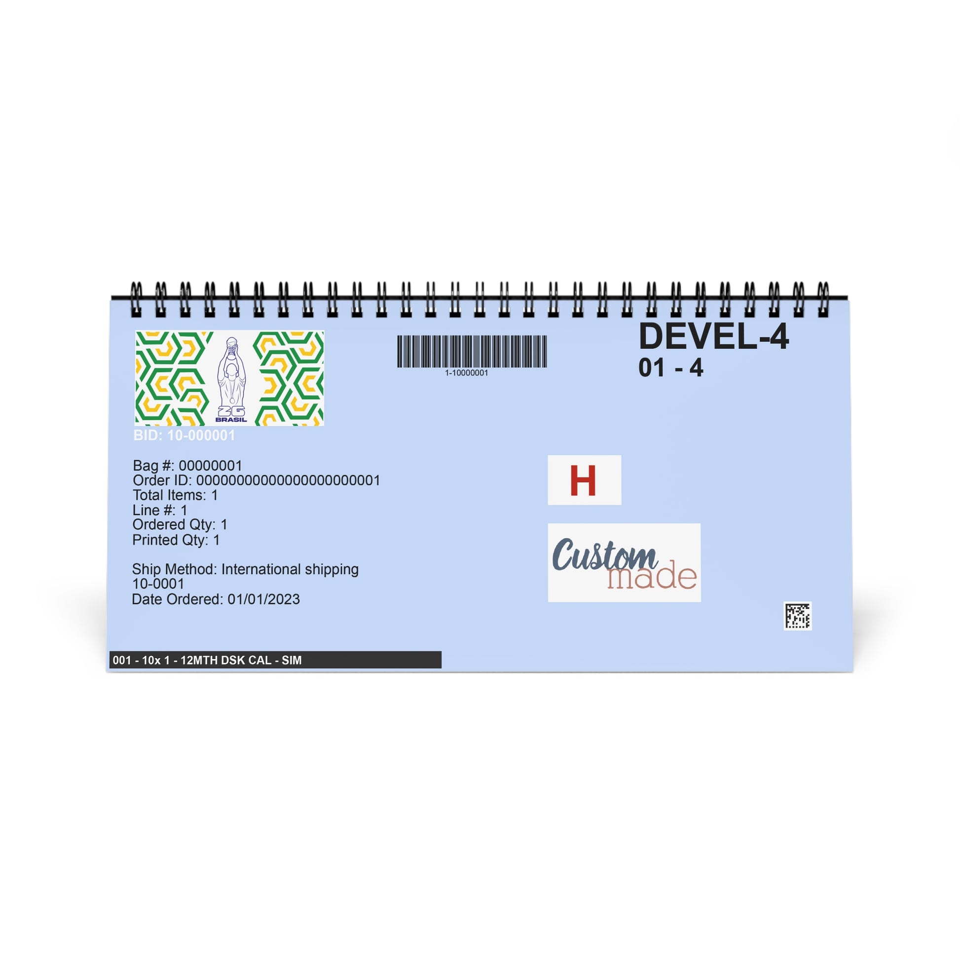 Brasil -Desktop Calendar