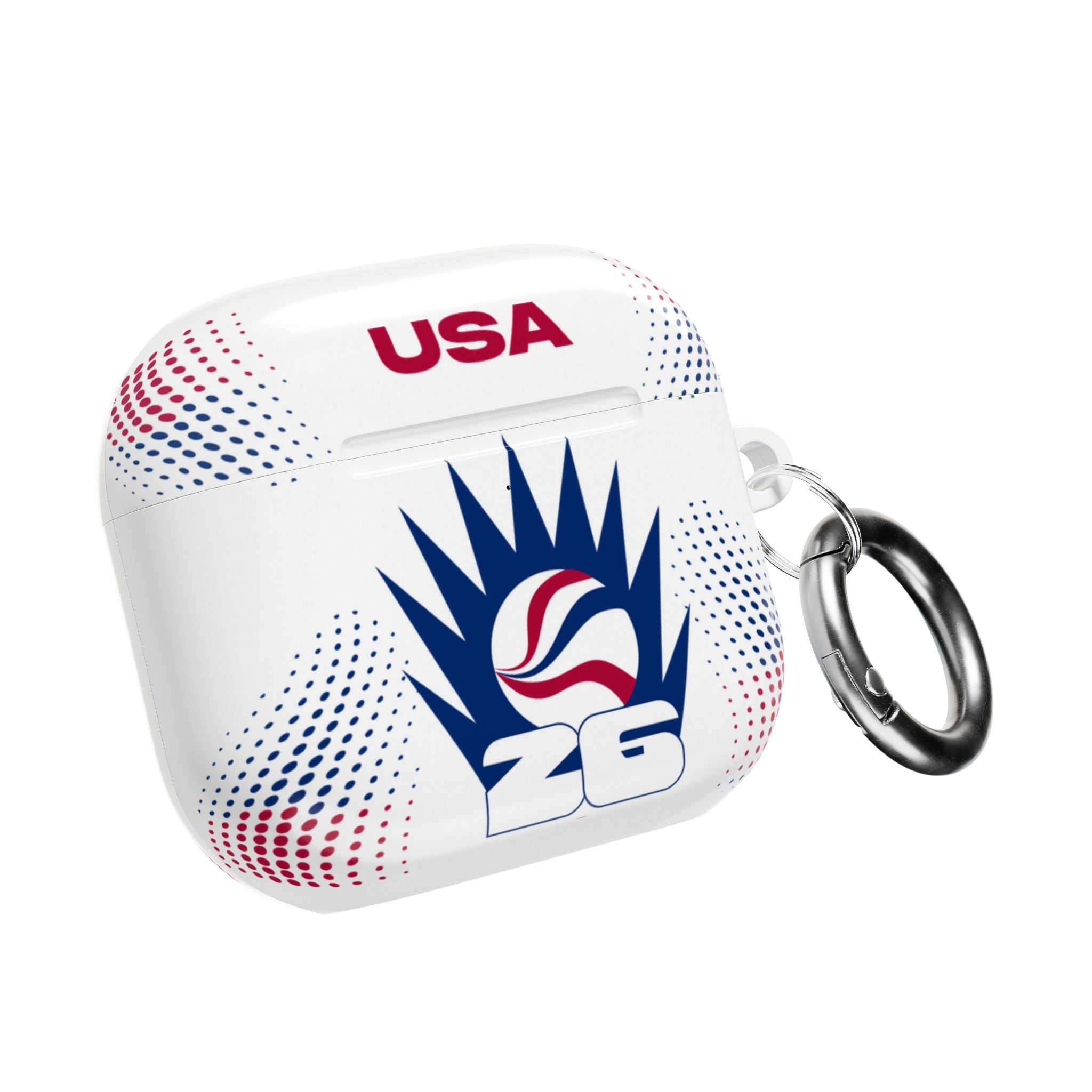 USA-themed AirPod Case, Cute Earbud Protector, Gifts for Music Lovers, Sports Fans, Fun Accessory for Holidays