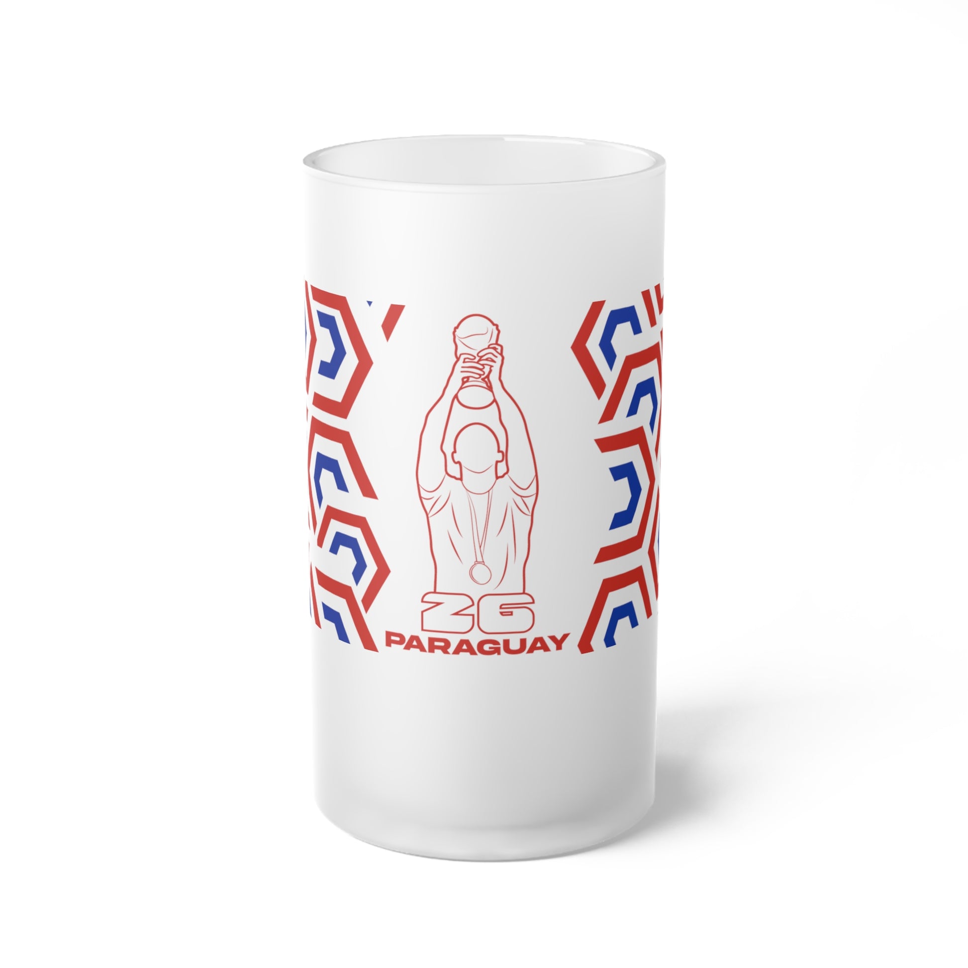 Paraguay- Inspired Frosted Glass Beer Mug for Celebrations, Personalized Gift for Friends, Partyware, Unique Home Bar Decor, Ideal for [...]