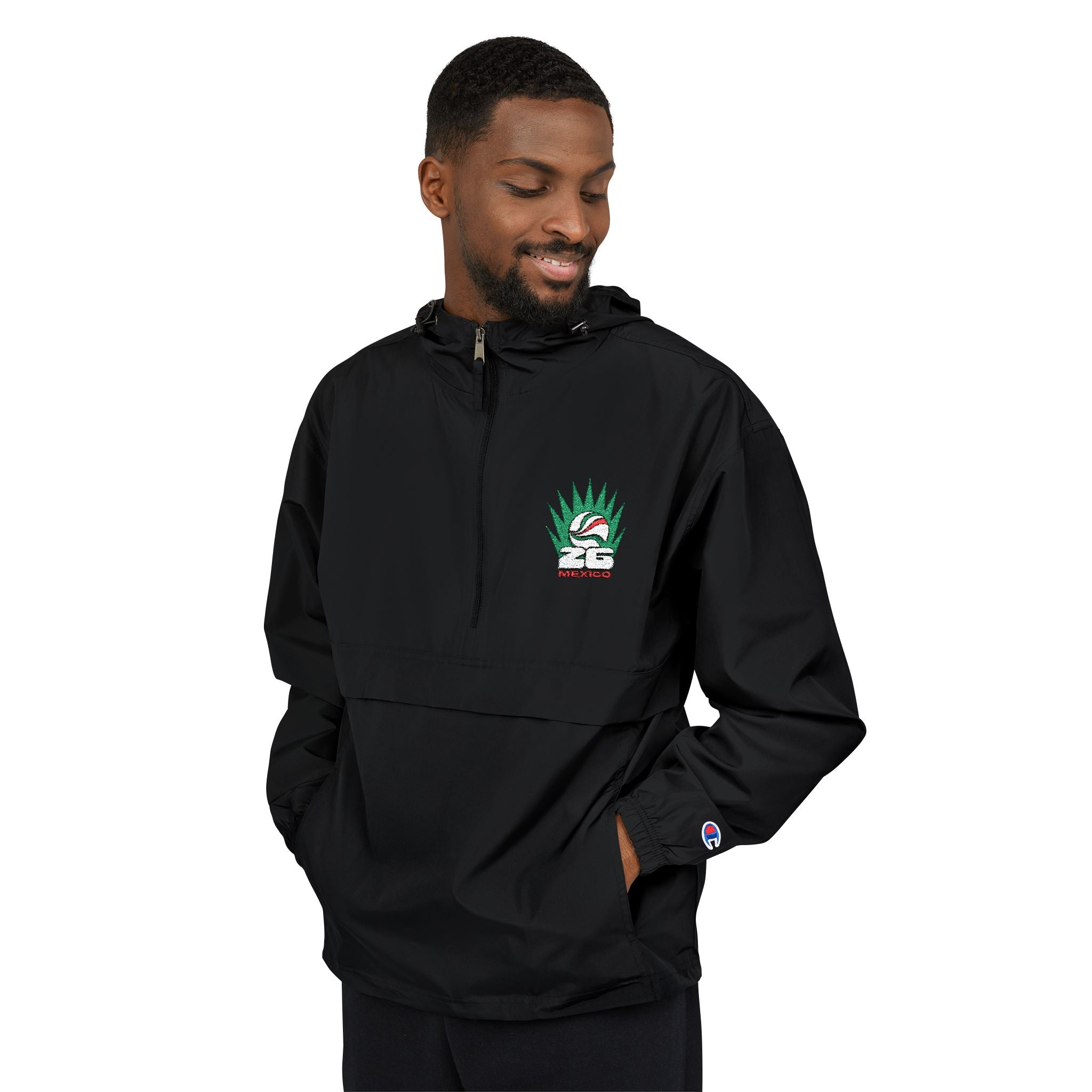 Mexico-Champion Unisex Packable Anorak Jacket