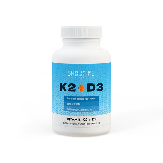 Vitamin K2 + D3 Supplement (60 Capsules)
