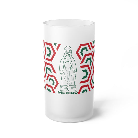Mexico-Inspired Frosted Glass Beer Mug for Celebrations, Personalized Gift for Friends, Partyware, Unique Home Bar Decor, Ideal for [...]