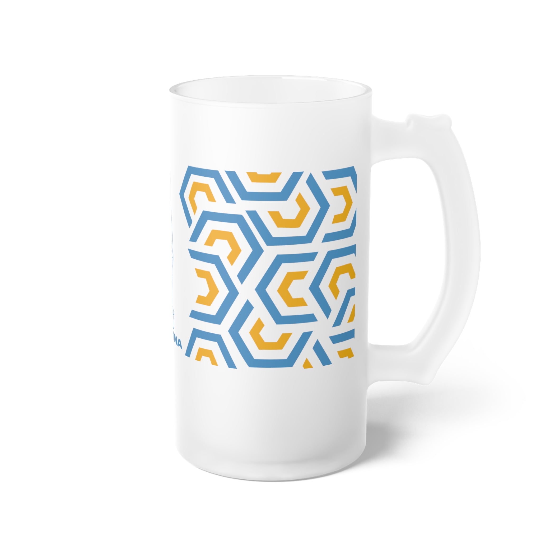 Argentina-Inspired Frosted Glass Beer Mug for Celebrations, Personalized Gift for Friends, Partyware, Unique Home Bar Decor, Ideal for [...]