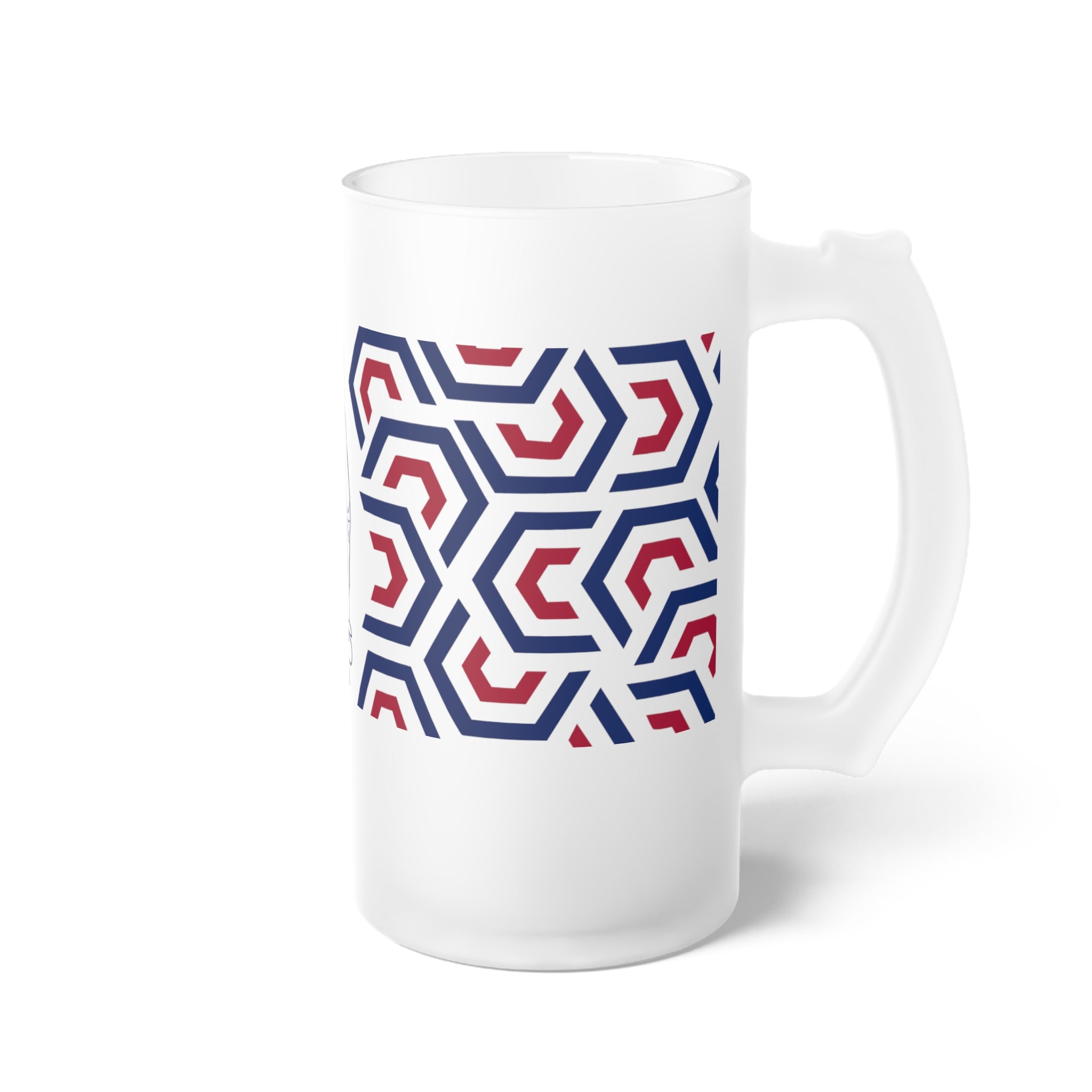 USA-Inspired Frosted Glass Beer Mug for Celebrations, Personalized Gift for Friends, Partyware, Unique Home Bar Decor, Ideal for [...]