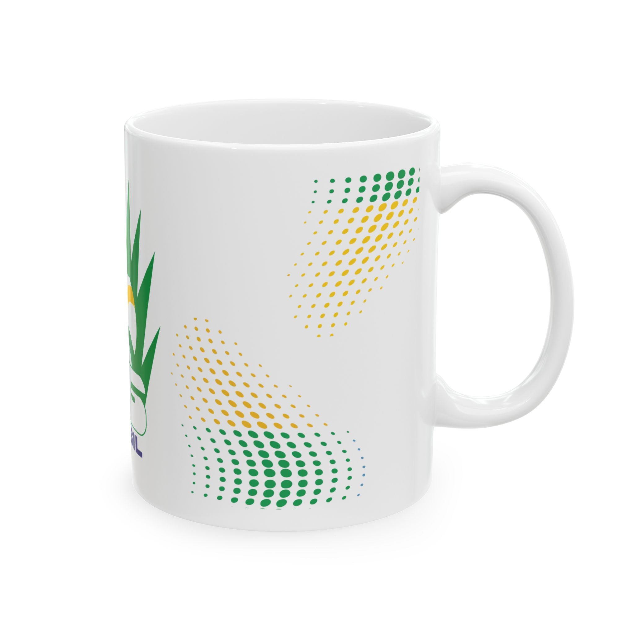 Brasil Soccer Mug - Perfect for Fans, Gifts, Holidays, Celebrations, Home Decor