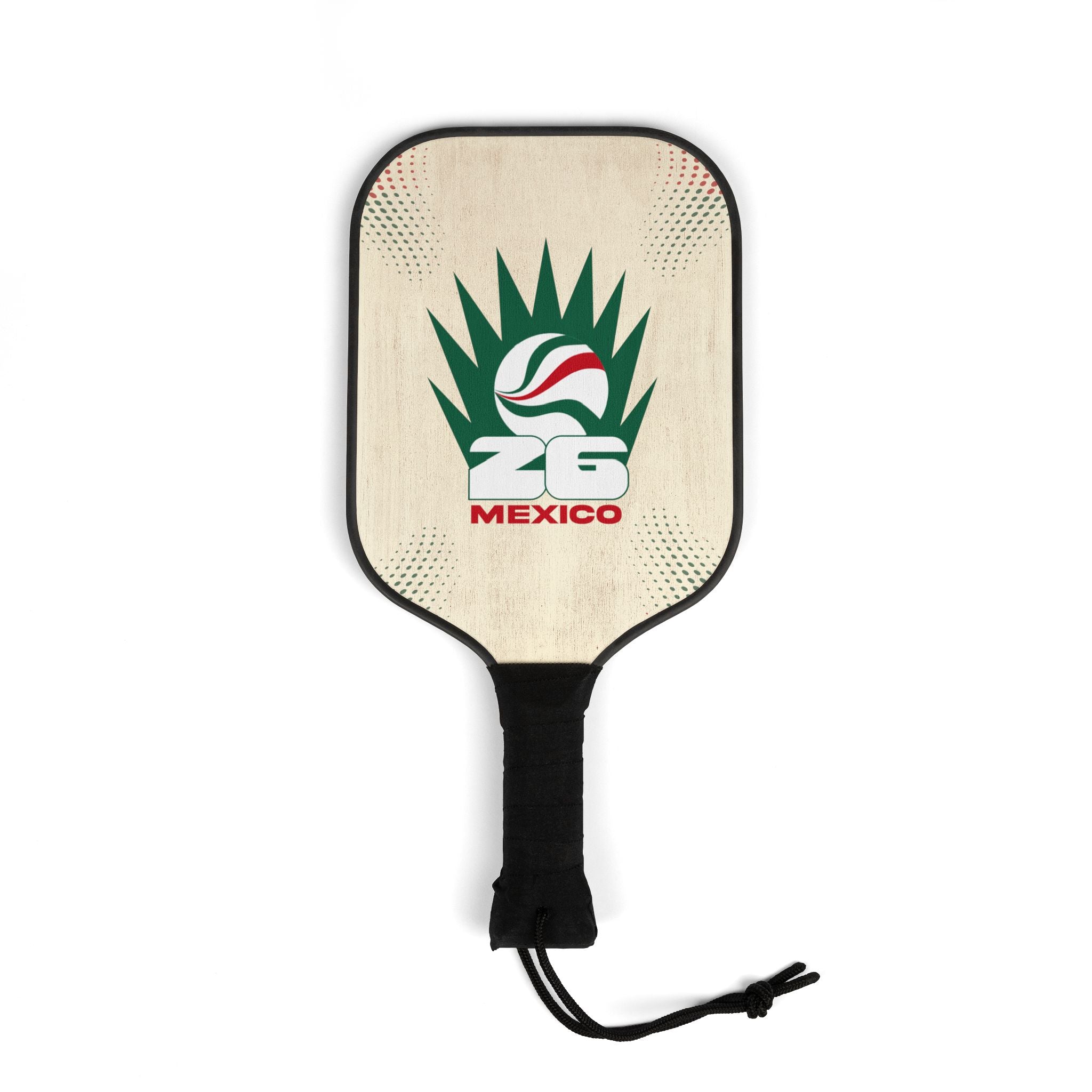 Mexico-Global Soccer Celebration Paddle | Unique Mexican Theme Pickleball Racket | Custom Sports Fan Gear