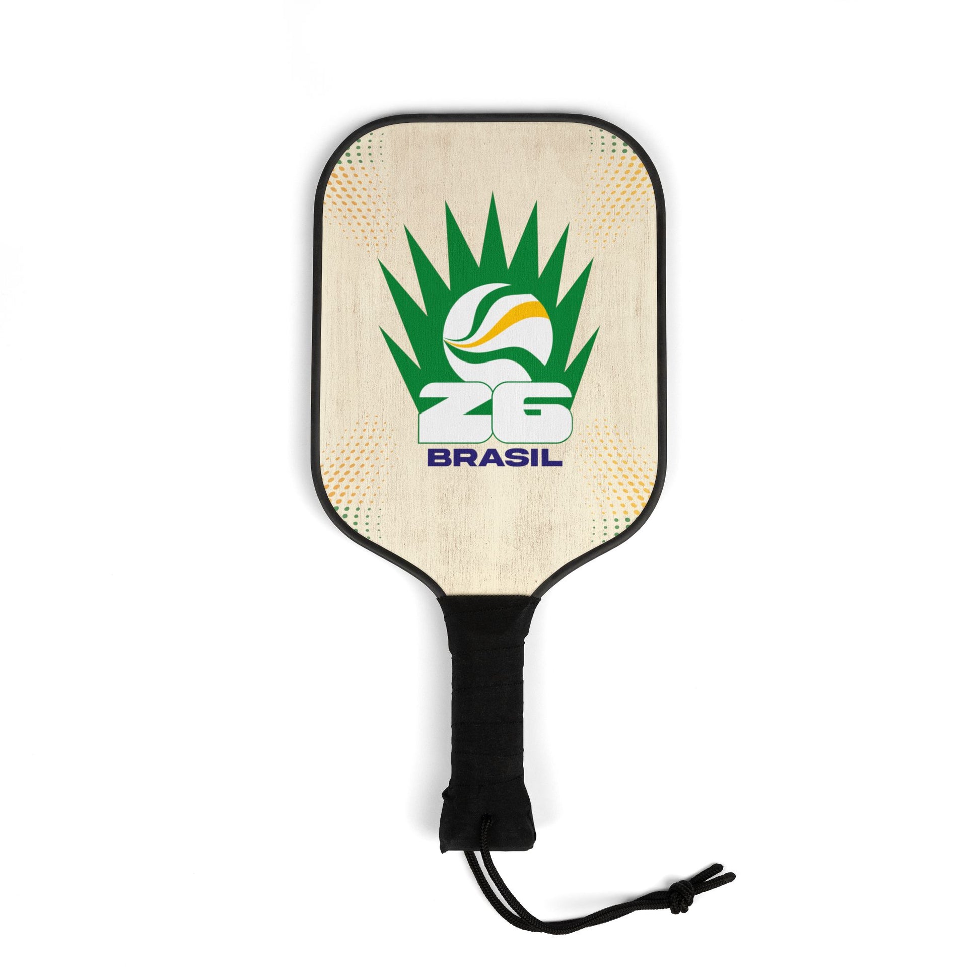 Brasil-Global Soccer Celebration Paddle |  Theme Pickleball Racket | Custom Sports Fan Gear